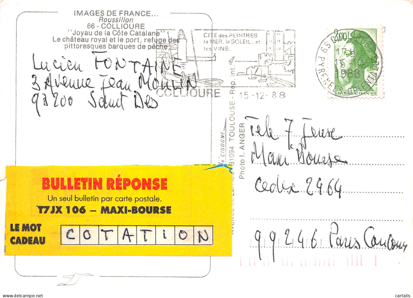 66-COLLIOURE-N° 4405-B/0367 - Collioure