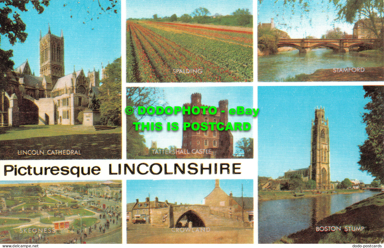 R520100 Picturesque Lincolnshire. Salmon. 1988. Multi View - Welt