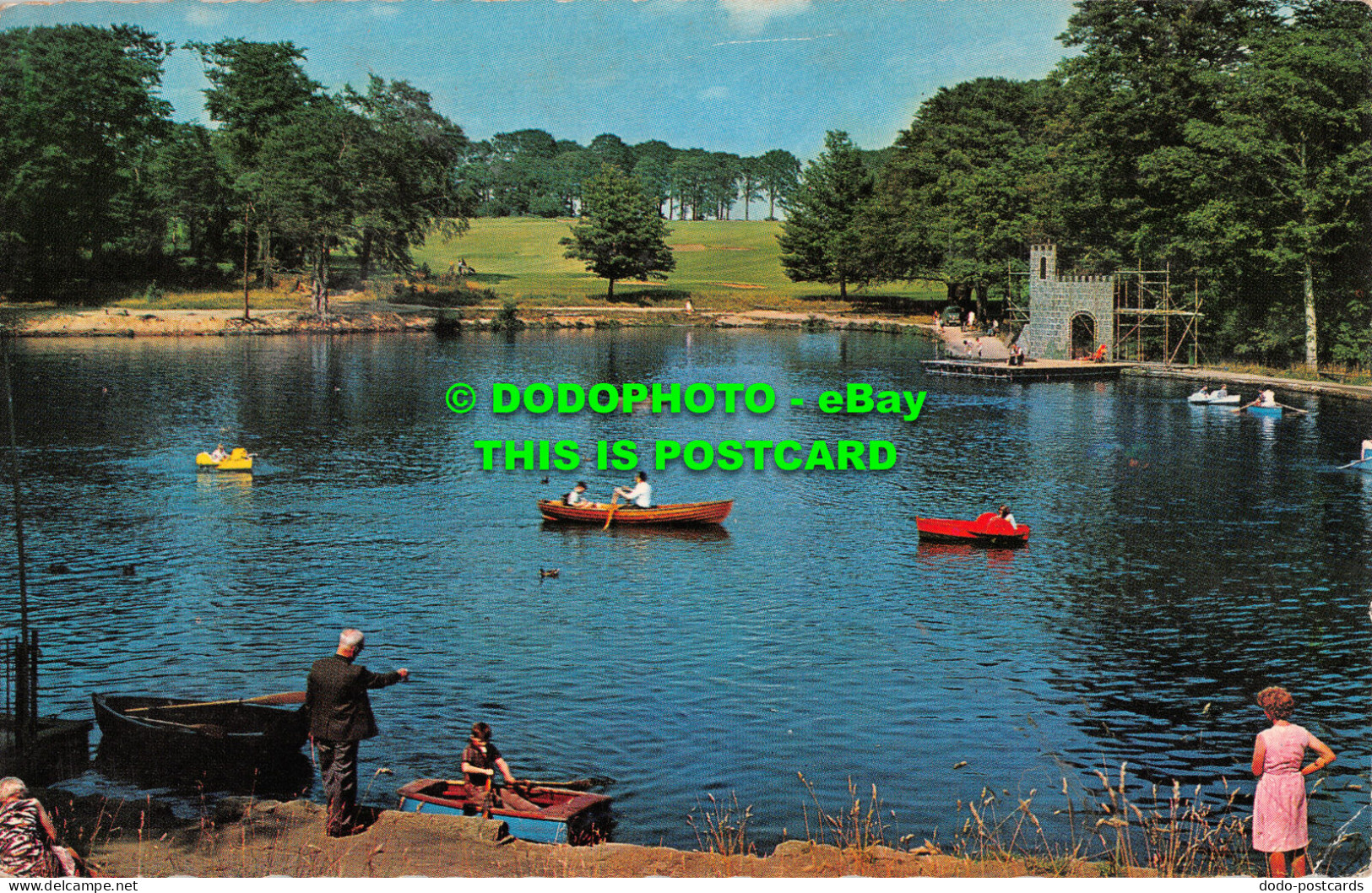 R520250 Leeds. Lake. Roundhay Park. Color Gloss View Series. Bamforth. 1968 - Welt