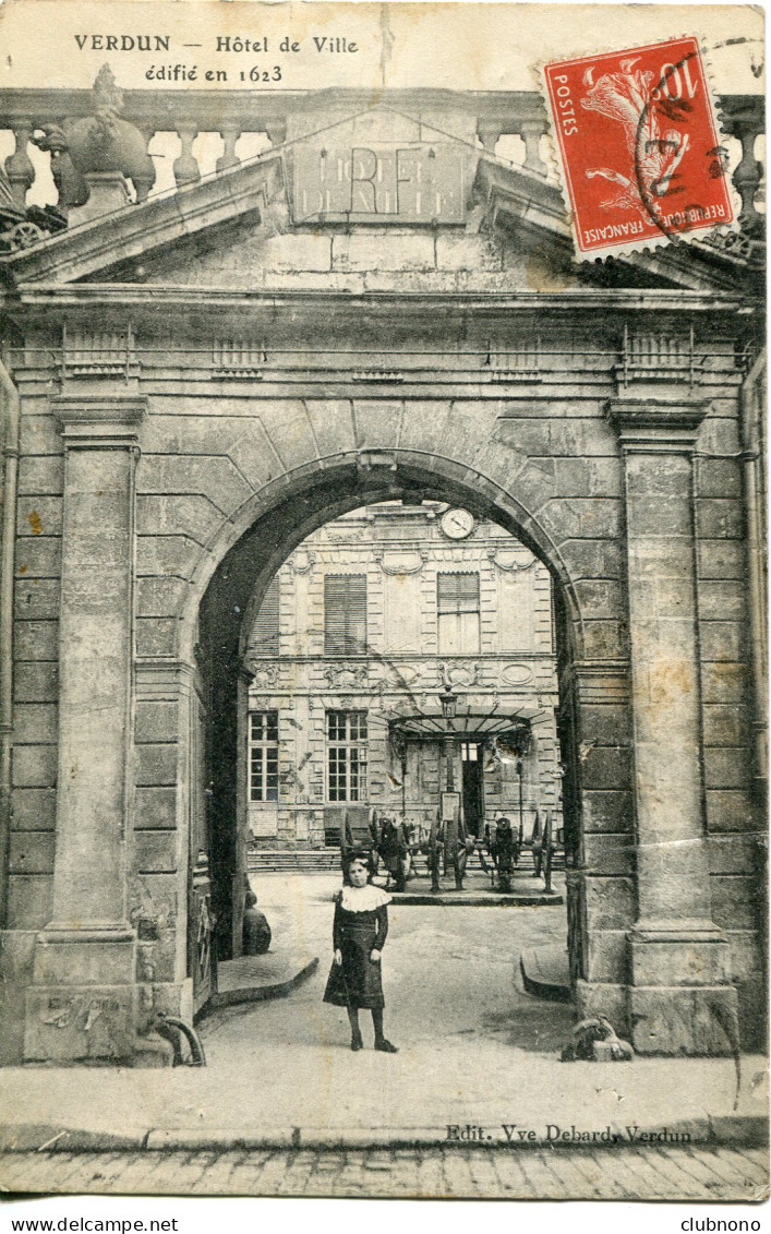 CPA -  VERDUN - HOTEL DE VILLE - Verdun