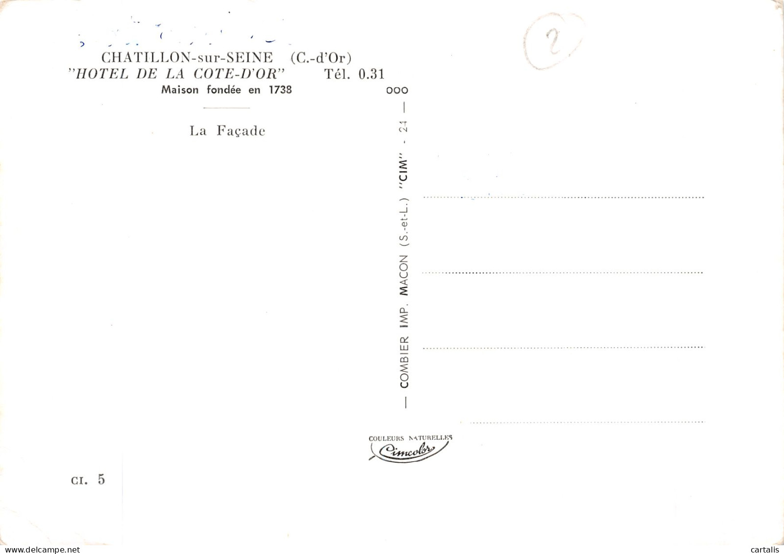 21-CHATILLON SUR SEINE-N° 4406-A/0117 - Chatillon Sur Seine