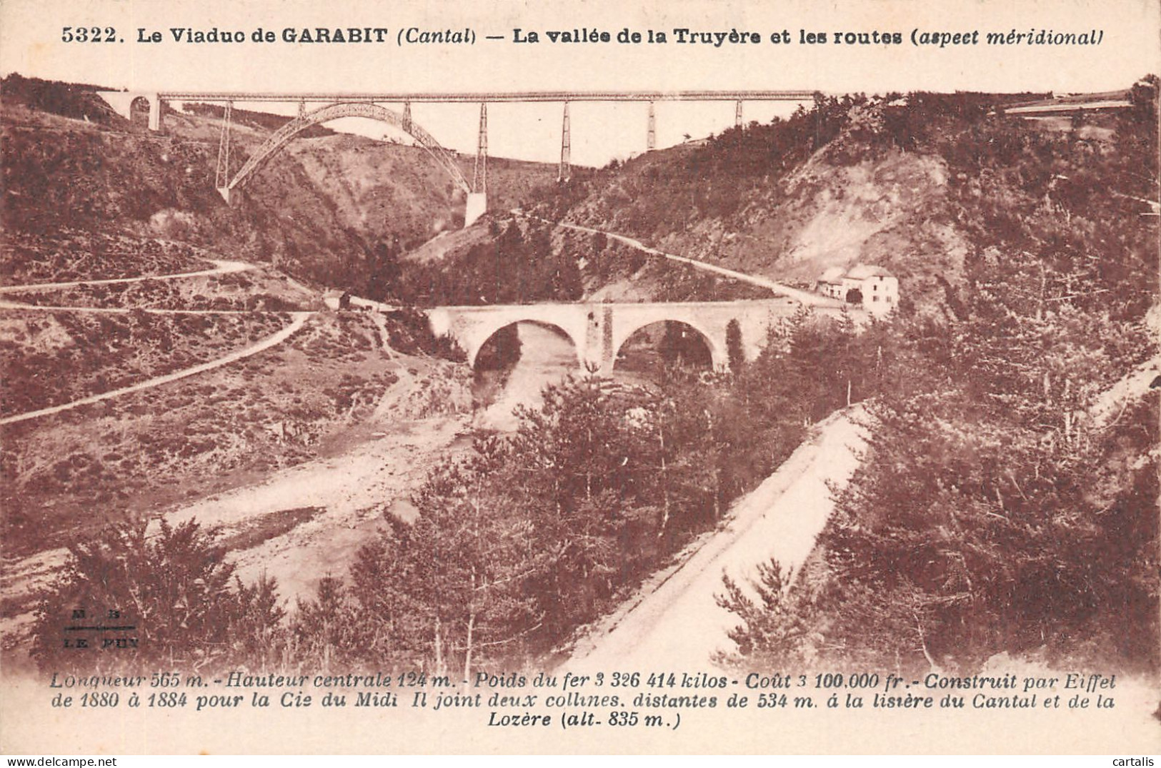 15-LE VIADUC DE GARABIT-N° 4405-E/0251 - Altri & Non Classificati