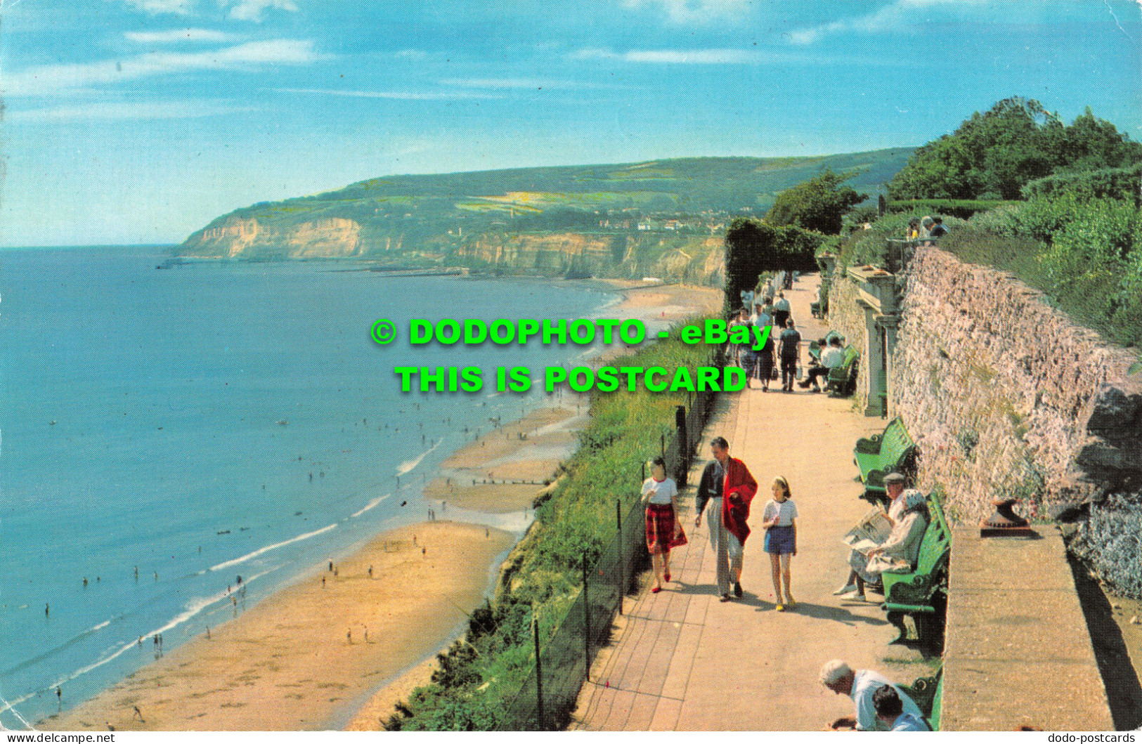 R520109 Cliff Path. Sandown. I. W. G. Dean. The Bay Series. 1966. D145 - Welt