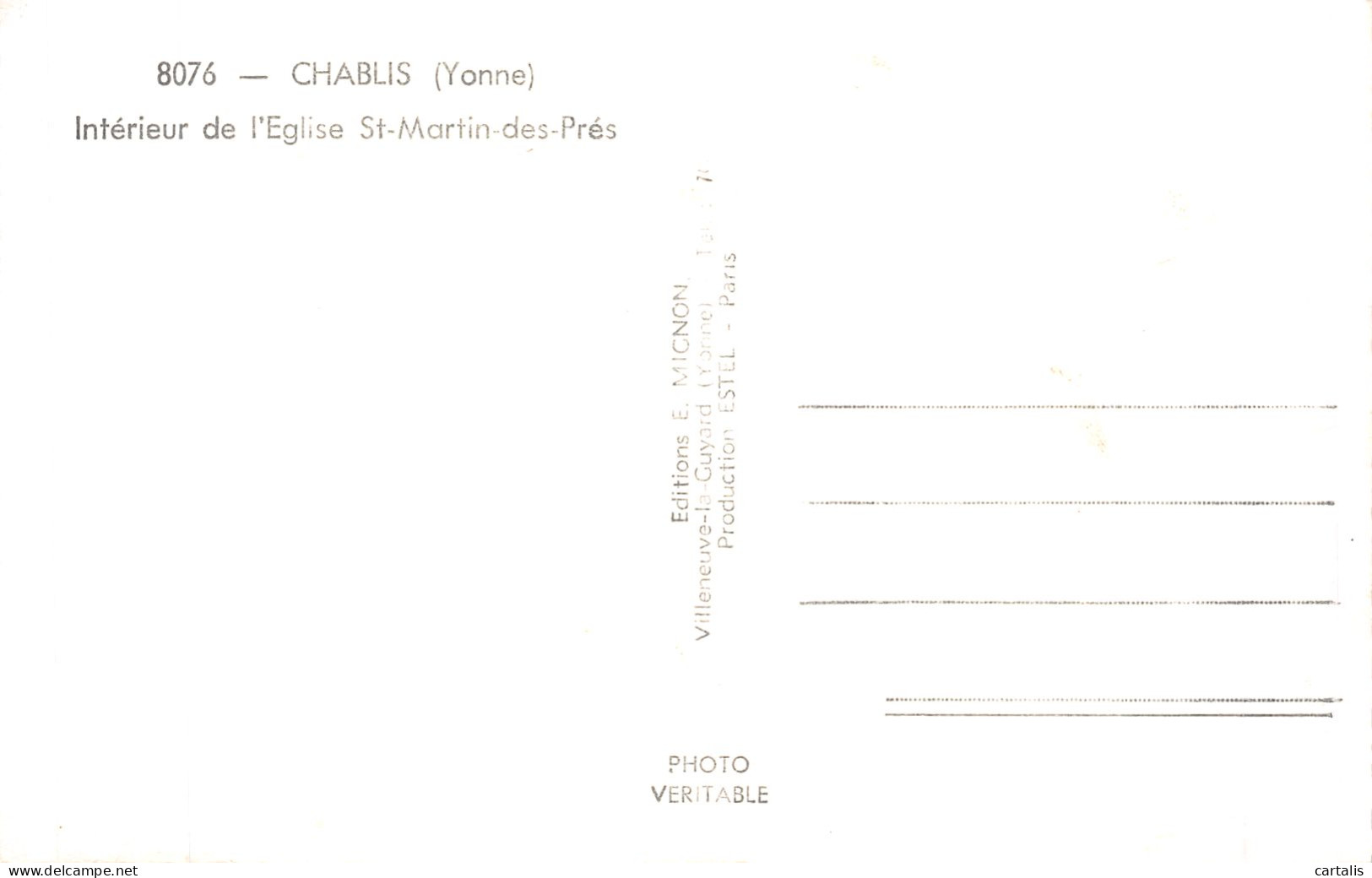 89-CHABLIS-N° 4405-E/0047 - Chablis