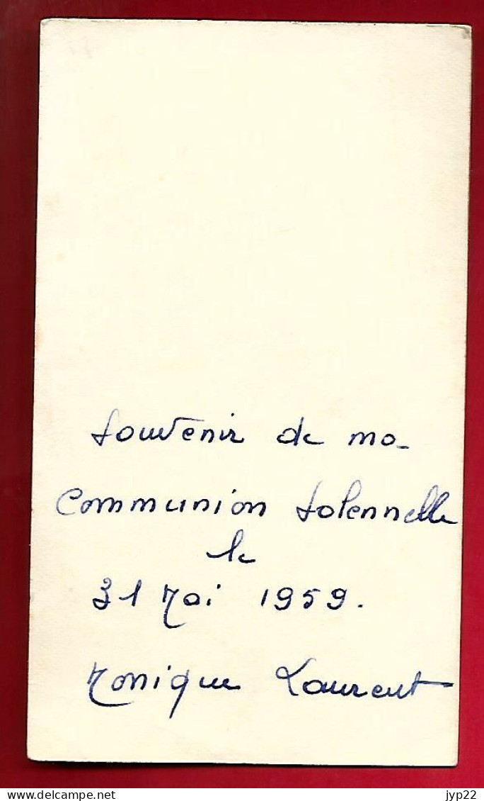 Image Pieuse Ed Bouasse Lebel S.K. 5650 Je Donne La Nourriture à Ceux Qui Ont Faim - Monique Laurent 31-05-1959 à ?? - Devotieprenten