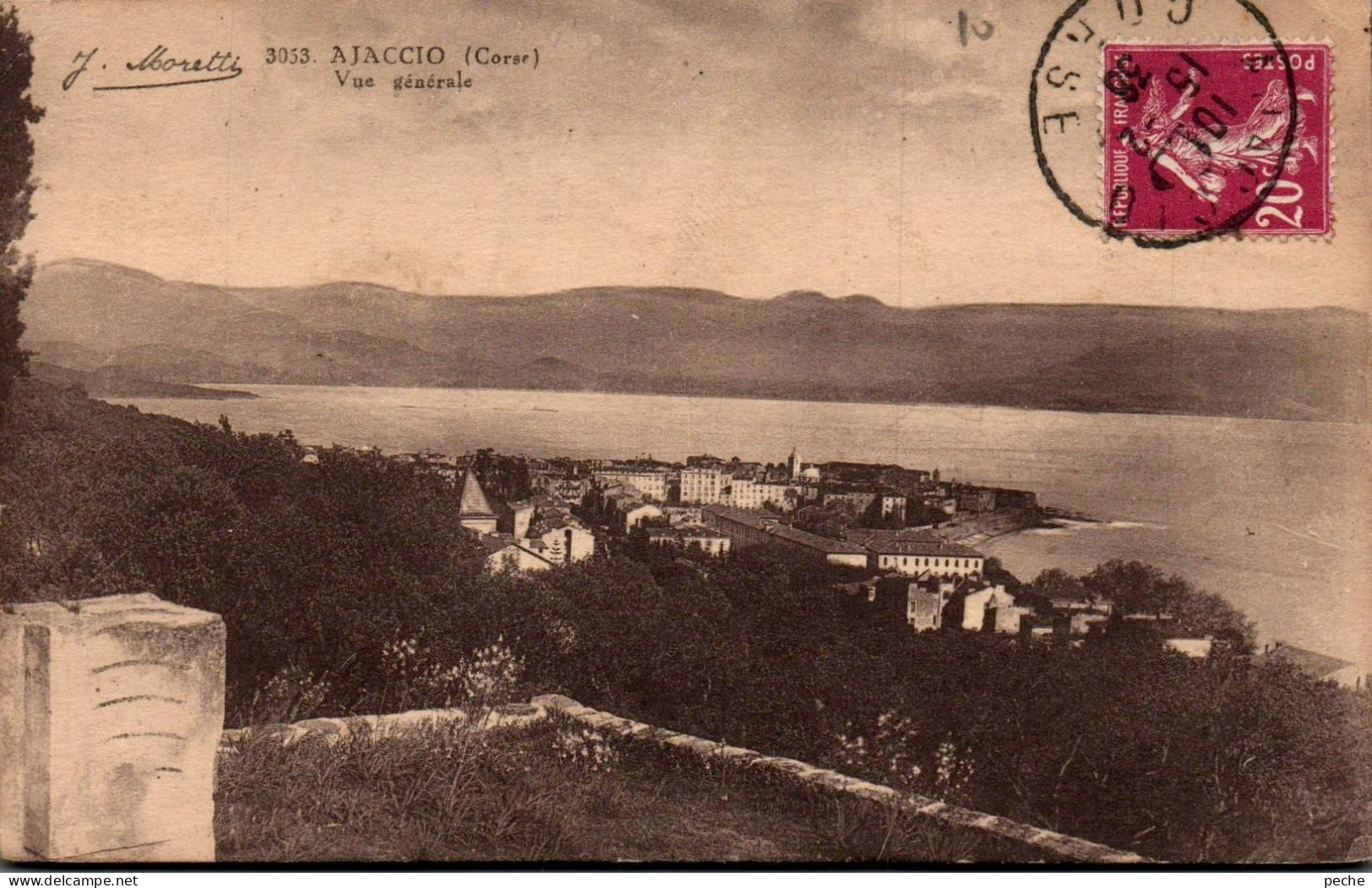 N°1147 W -cpa Ajaccio -vue Générale- - Ajaccio