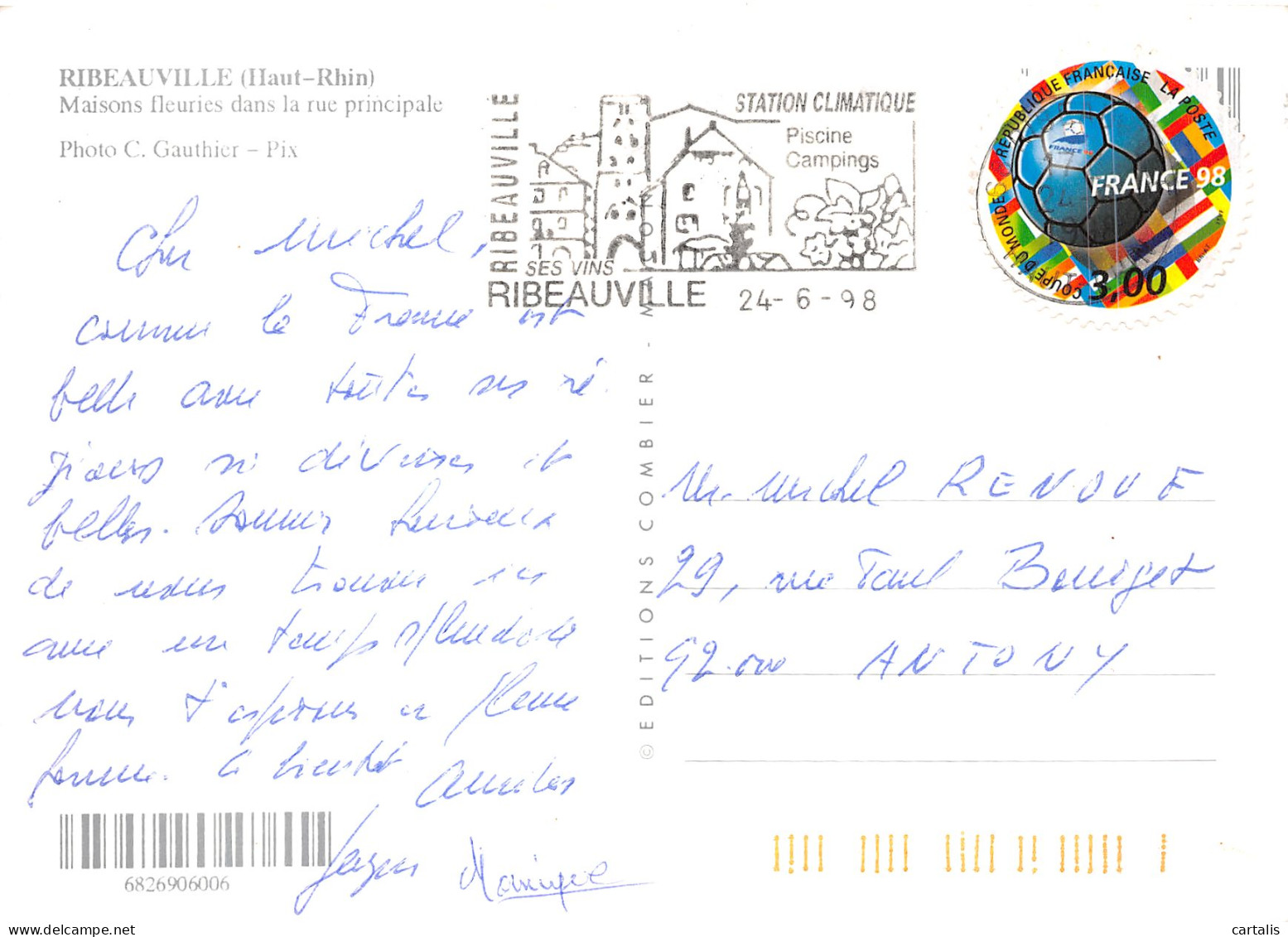 68-RIBEAUVILLE-N° 4406-C/0347 - Ribeauvillé