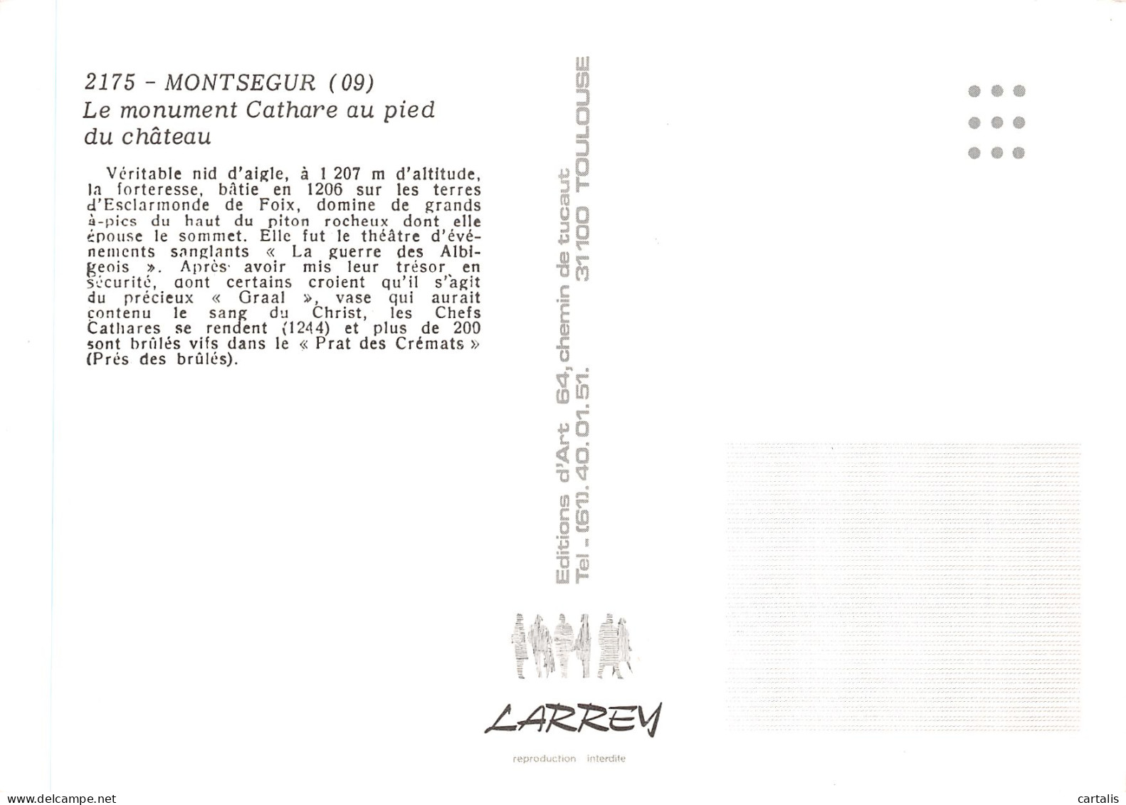 09-MONTSEGUR-N° 4406-C/0155 - Otros & Sin Clasificación