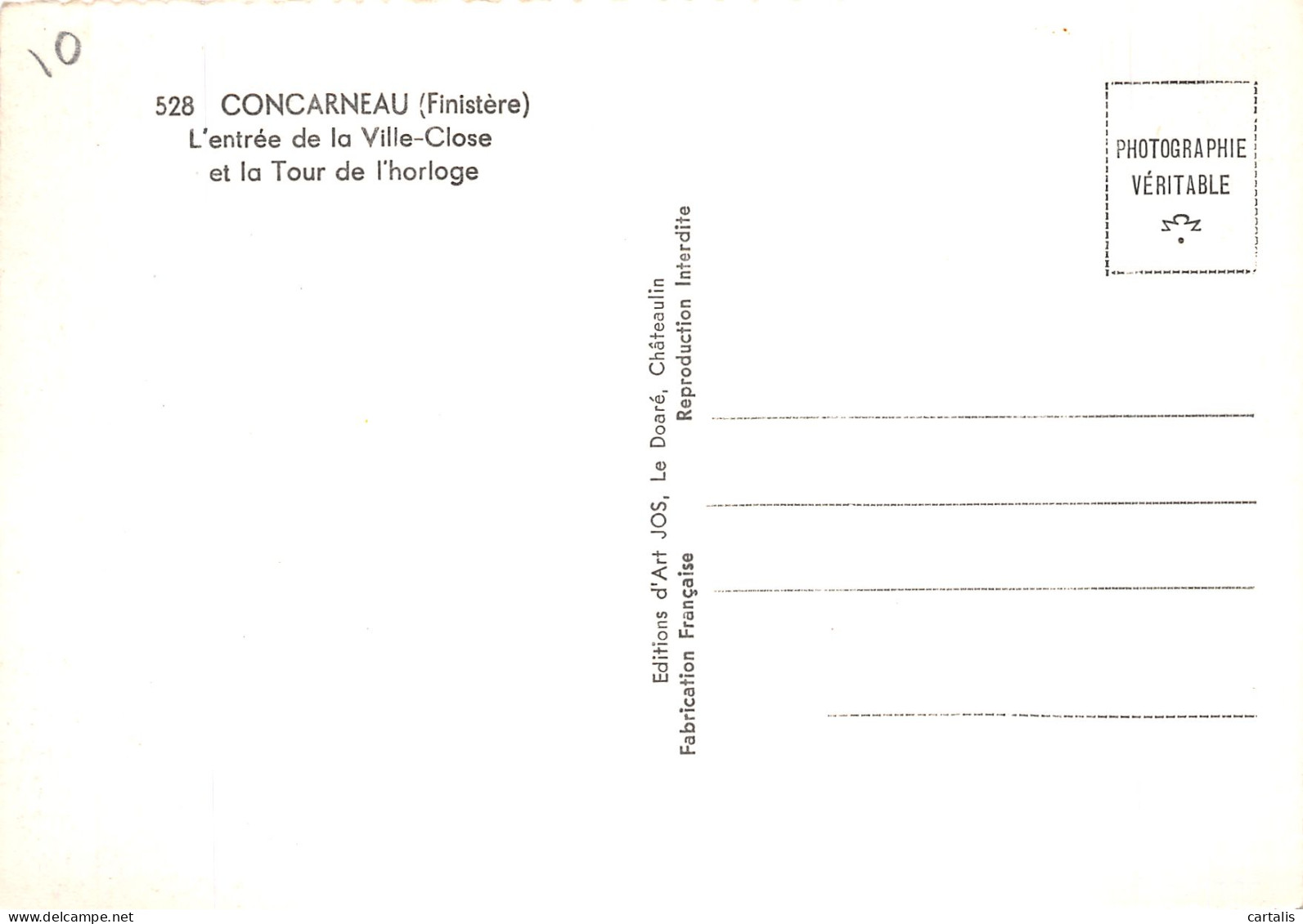 29-CONCARNEAU-N° 4406-B/0149 - Concarneau