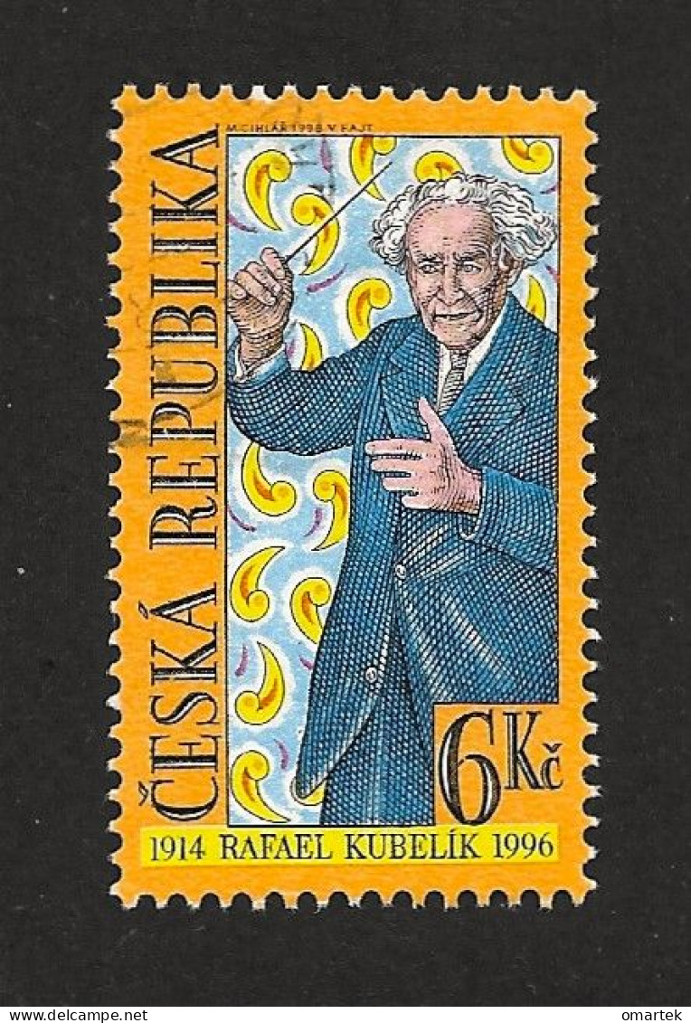 Czech Republic 1998 ⊙ Mi 186 Sc 3052 Persönlichkeiten. Rafael Kubelik. Tschechische Republik. C3 - Usati