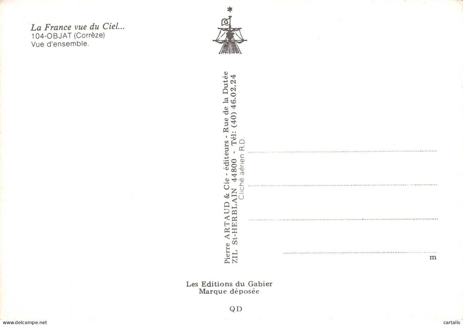 19-OBJAT-N° 4407-A/0163 - Autres & Non Classés