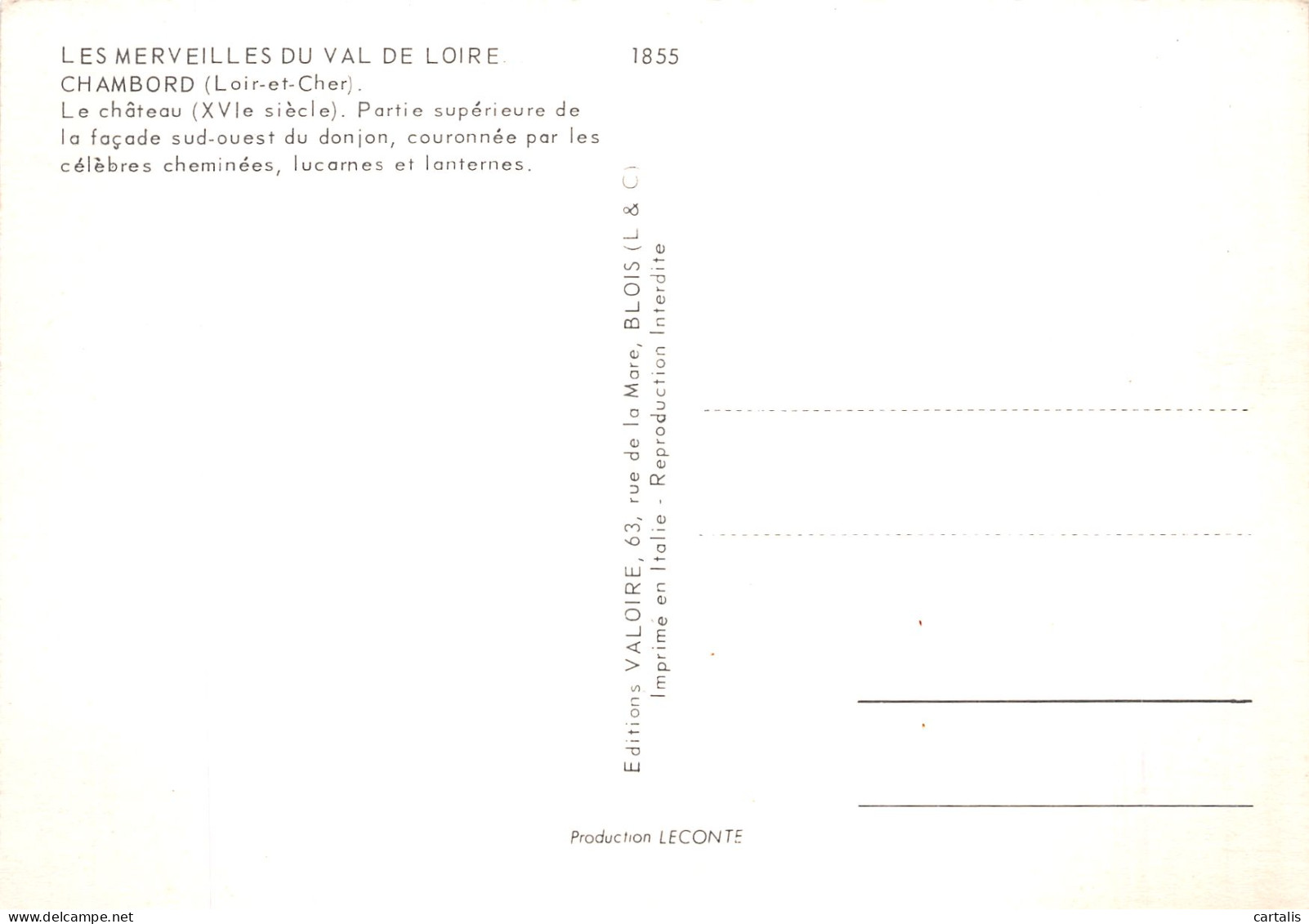 41-CHAMBORD-N° 4407-A/0123 - Chambord