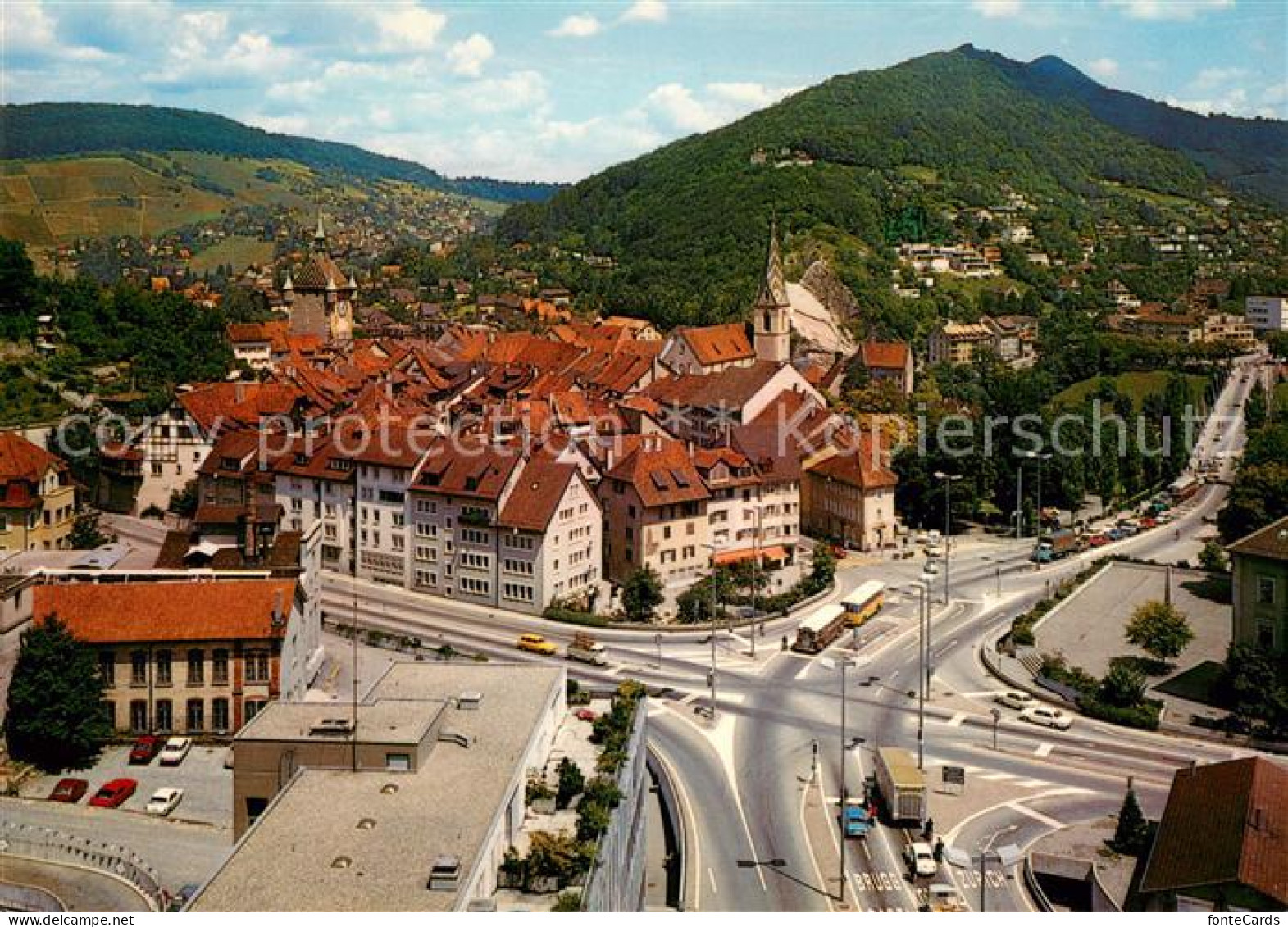 13631104 Baden AG Stadtpanorama Kreuzung Baden AG - Autres & Non Classés