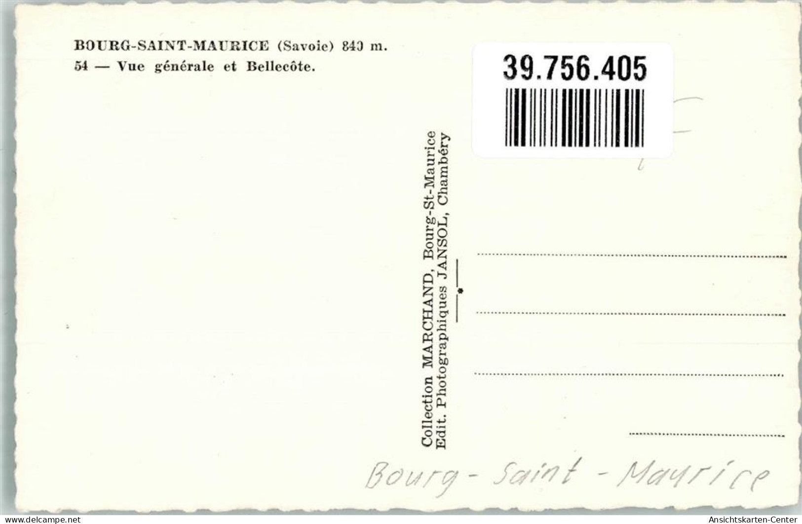 39756405 - Bourg-Saint-Maurice - Bourg Saint Maurice