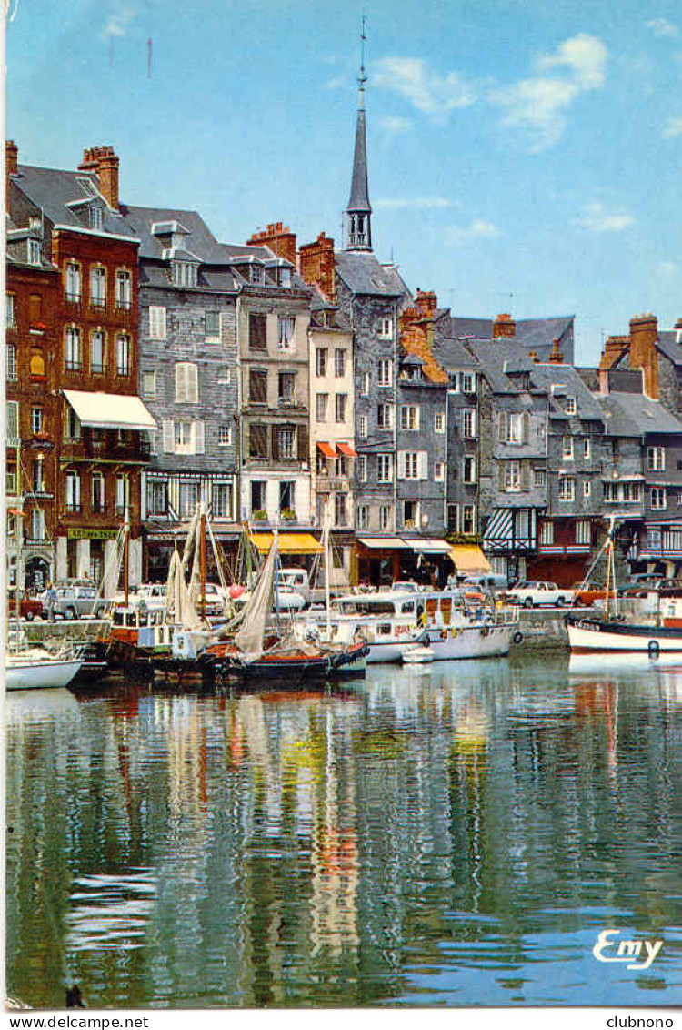 CPM - HONFLEUR - LE VIEUX BASSIN, LE QUAI STE CATHERINE (TRES BEAU CLICHE) - Honfleur