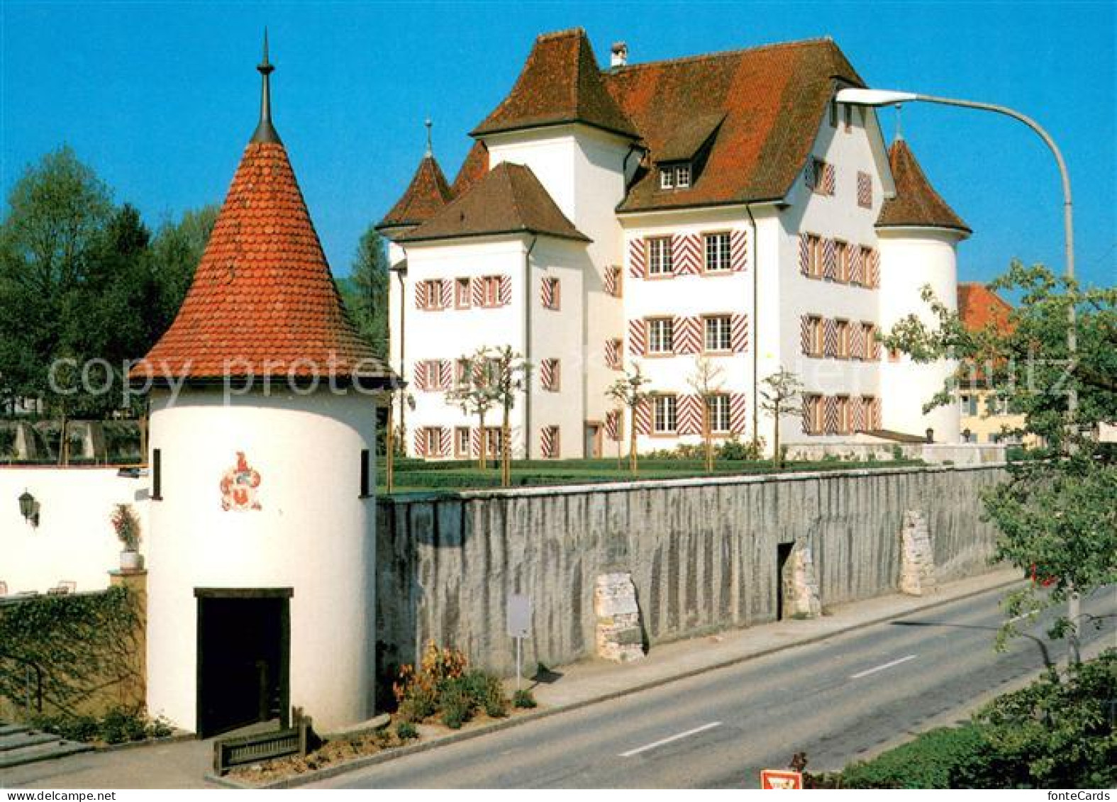 13630868 Aesch BL Von Blarer Schloss Residenz Der Vogtei Pfeffingen Aesch BL - Autres & Non Classés