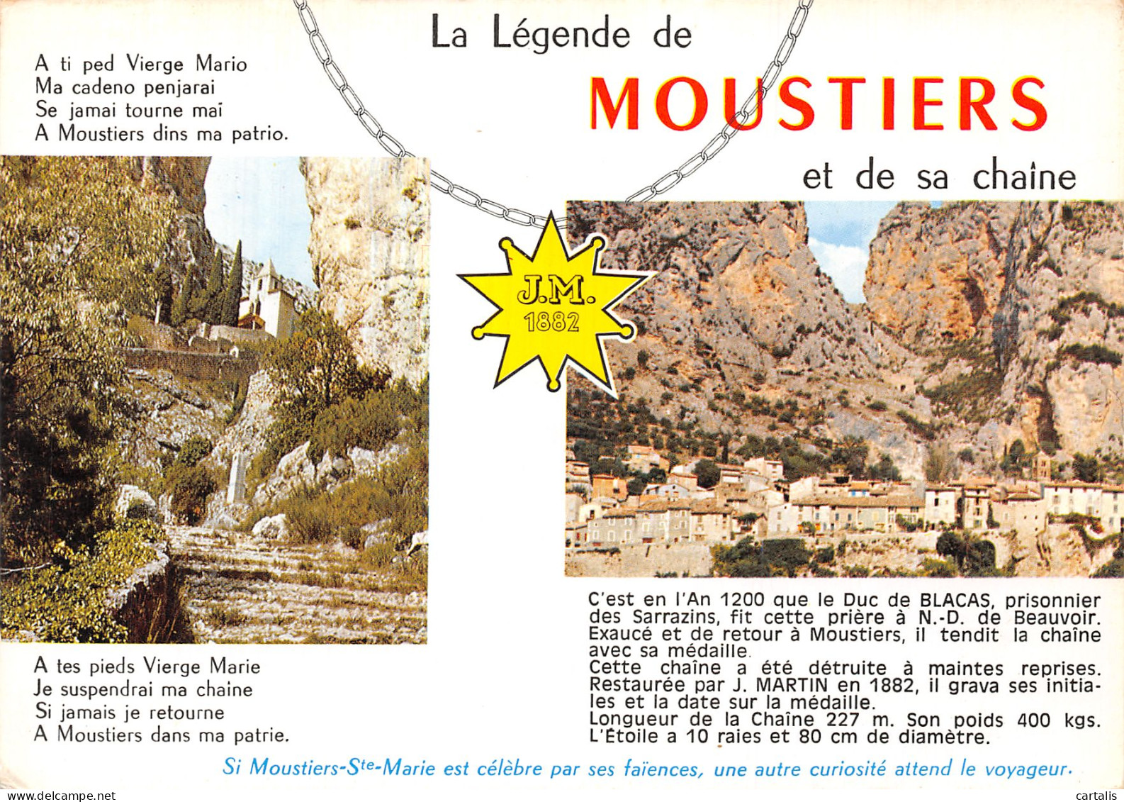 04-MOUSTIERS SAINTE MARIE-N° 4407-D/0005 - Otros & Sin Clasificación