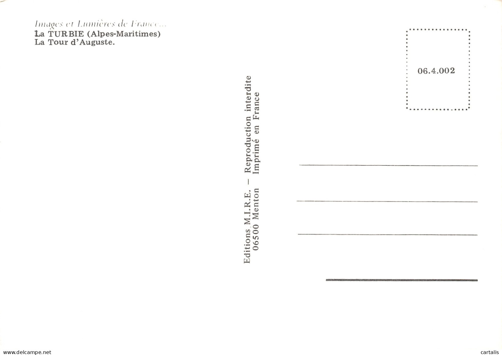 06-LA TURBIE-N° 4407-D/0003 - La Turbie