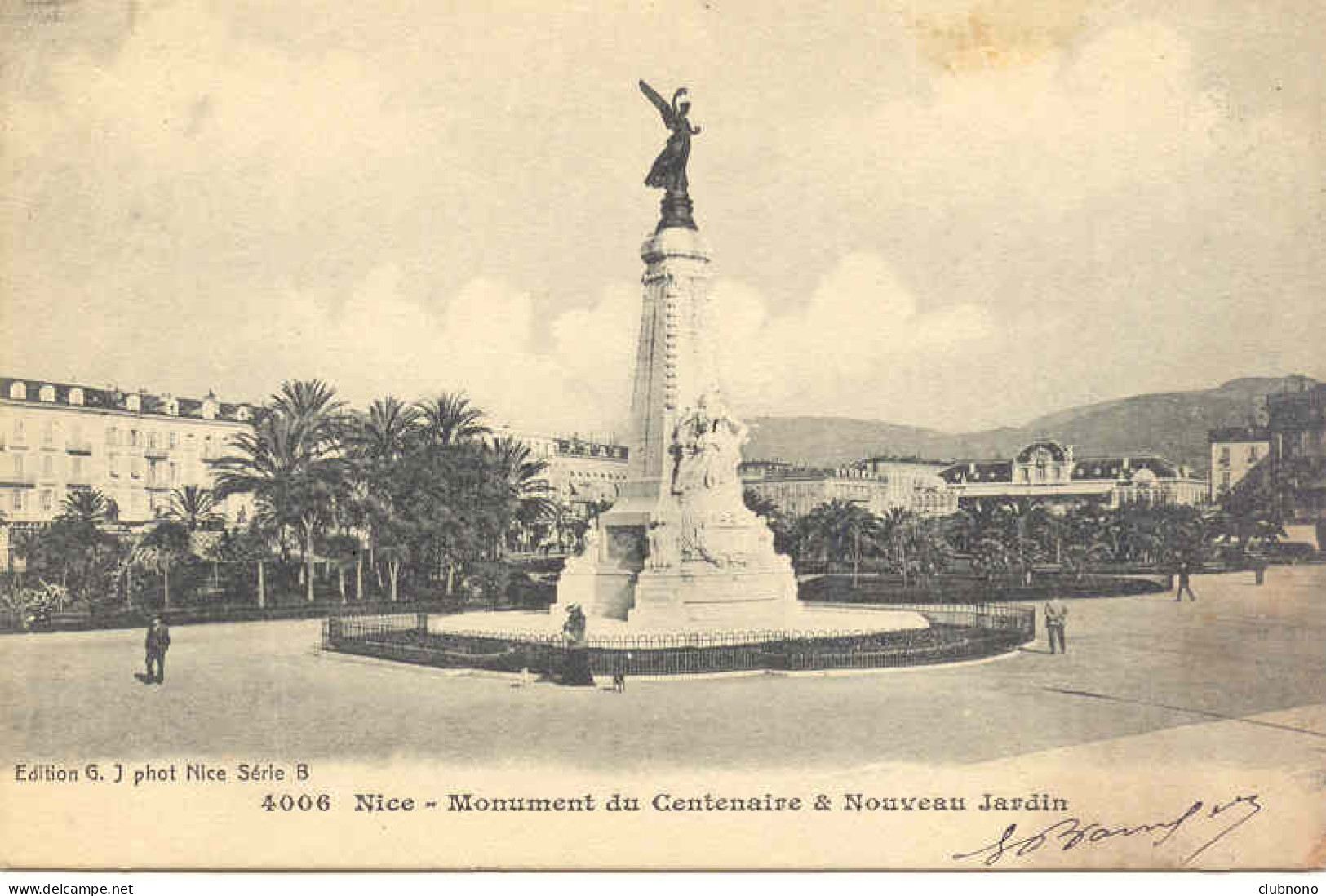 CPA - NICE - MONUMENT DU CENTENAIRE ET NOUVEAU JARDIN - Monumenti, Edifici