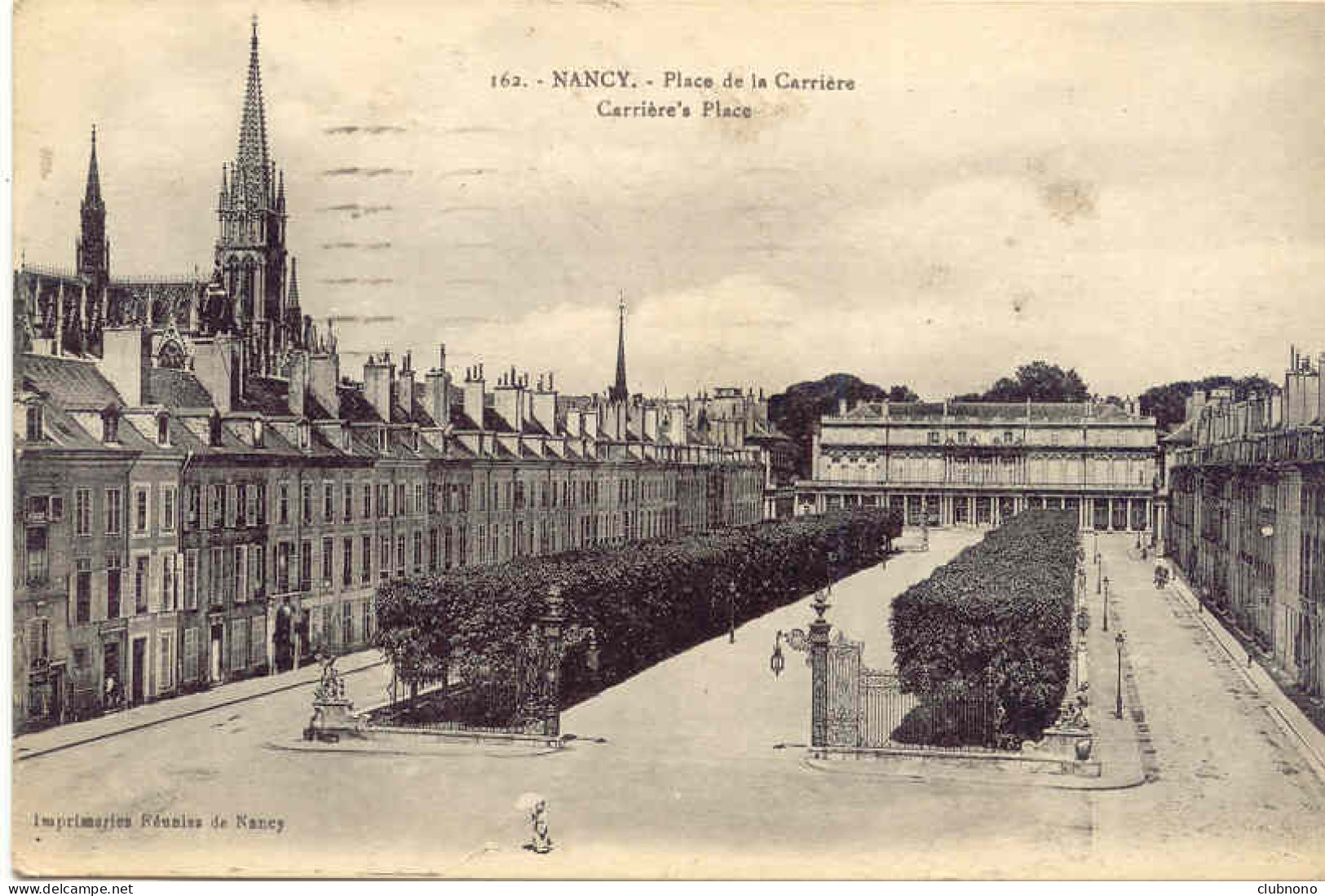 CPA  -  NANCY - PLACE DE LA CARRIERE (1921) - Nancy