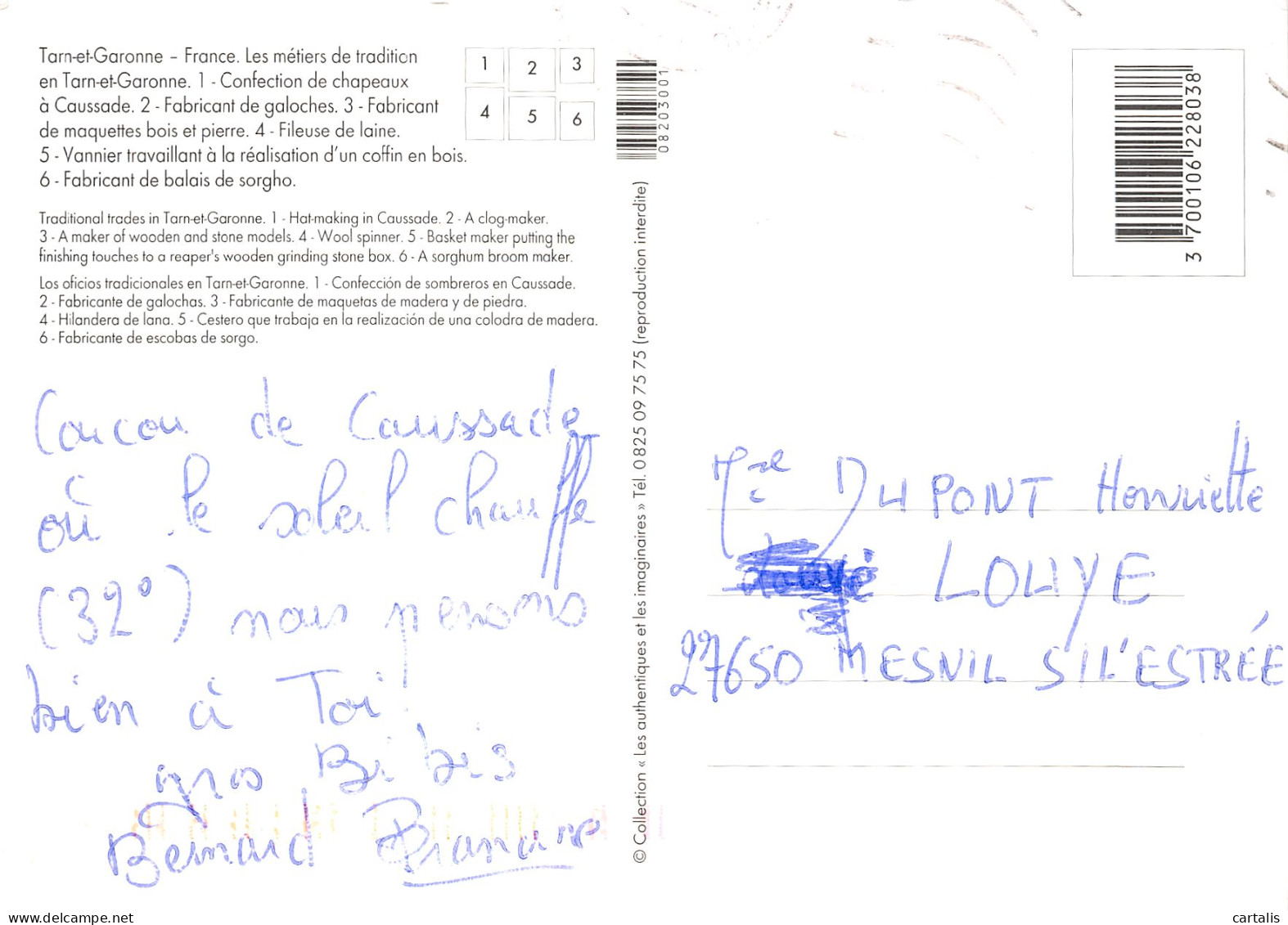 82-TARN ET GARONNE FOLKLORE-N° 4407-C/0097 - Otros & Sin Clasificación