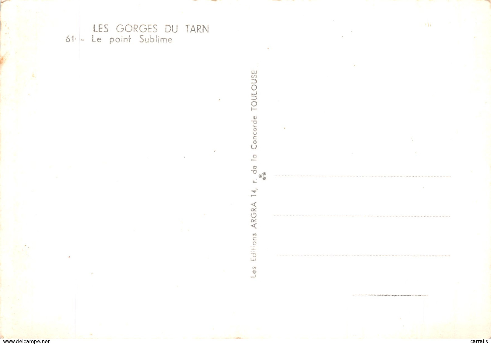 48-GORGES DU TARN-N° 4407-C/0085 - Gorges Du Tarn