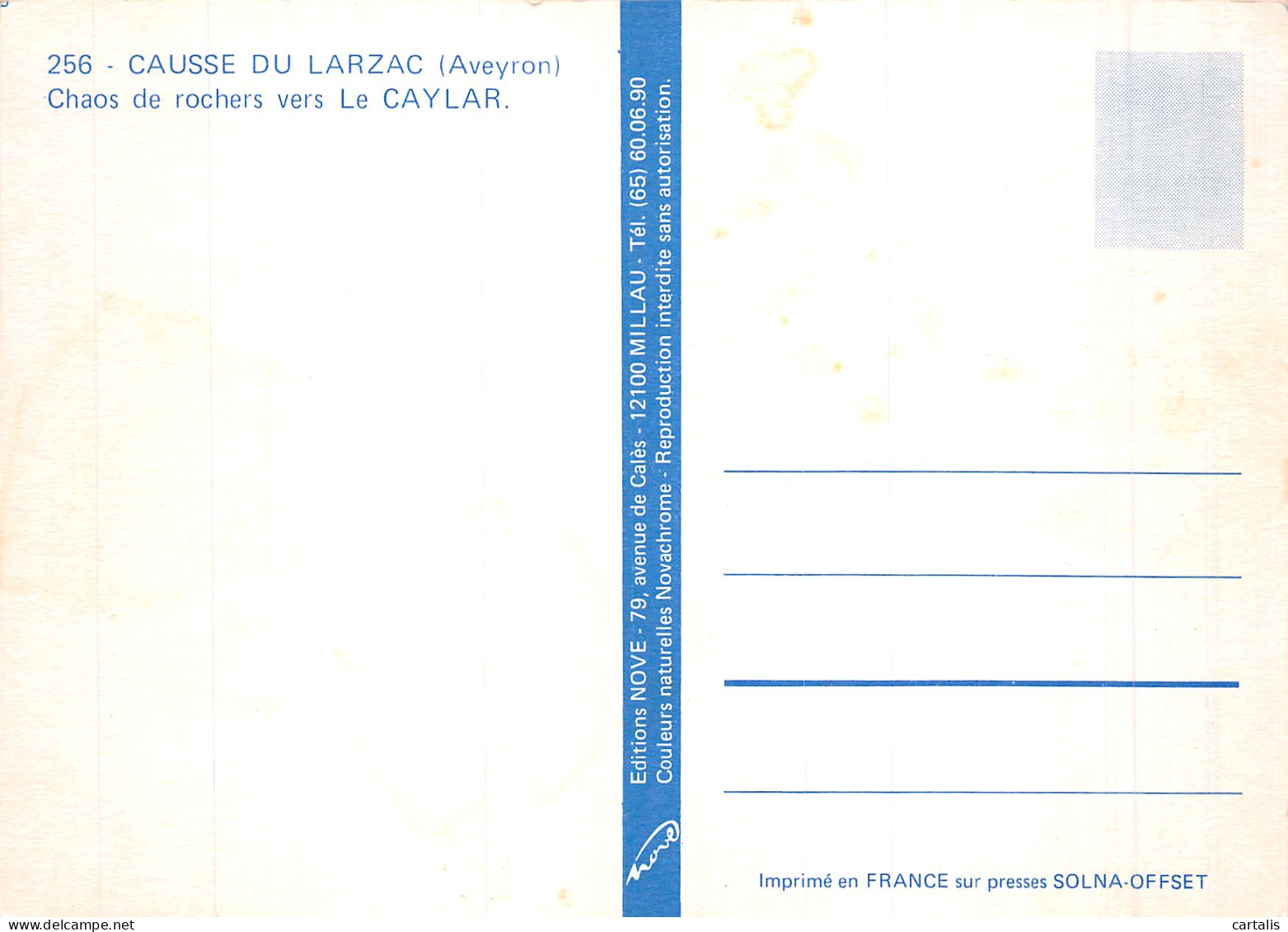 12-CAUSSE DU LARZAC-N° 4407-C/0081 - Autres & Non Classés