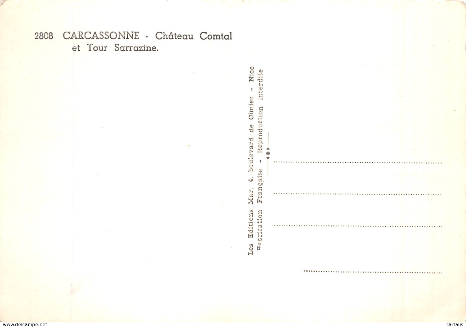 11-CARCASSONNE-N° 4407-B/0341 - Carcassonne