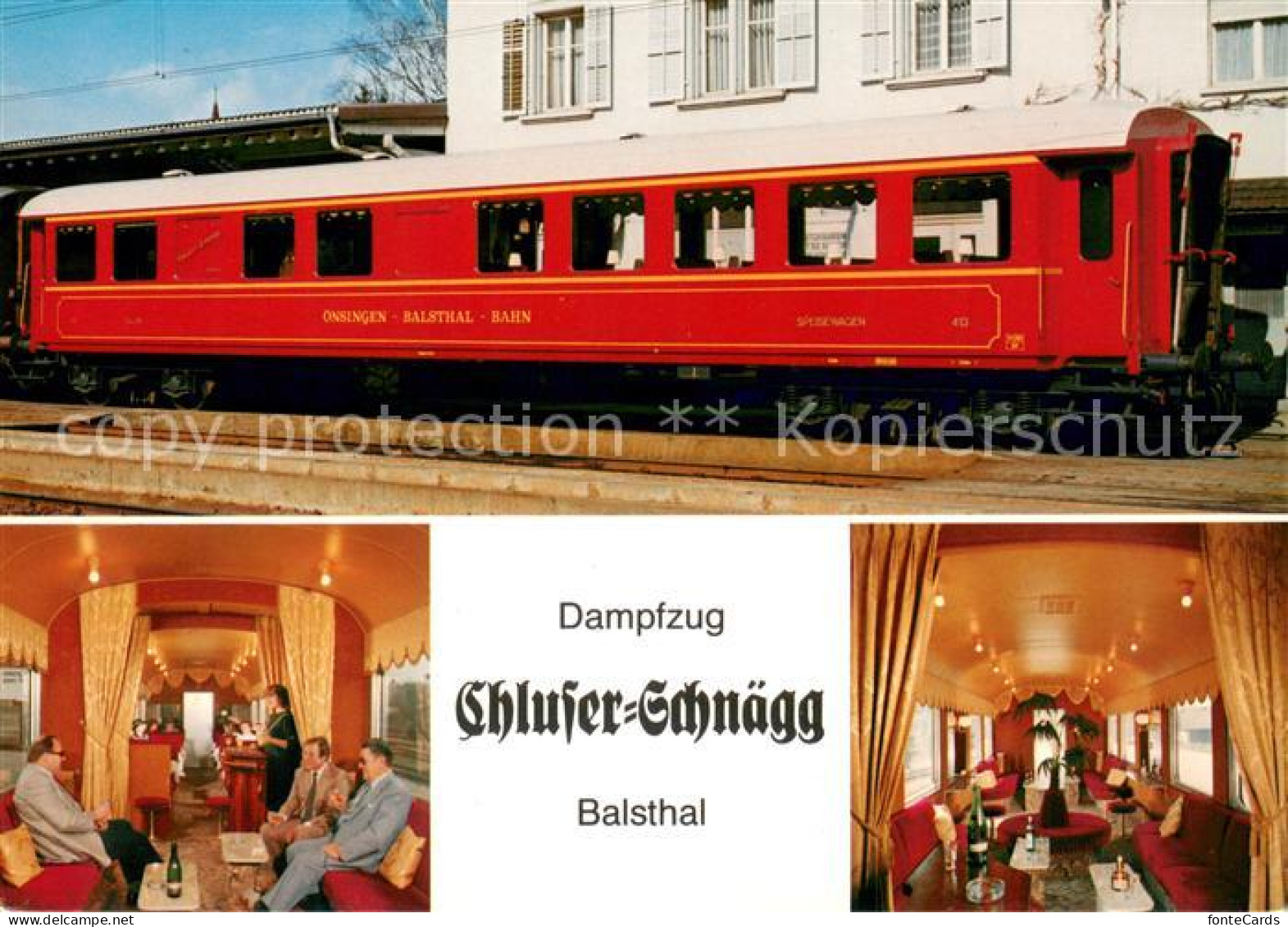 13630240 Balsthal Dampfzug Chluser Schn?gg Zwischen Oensingen Und Balsthal Balst - Autres & Non Classés