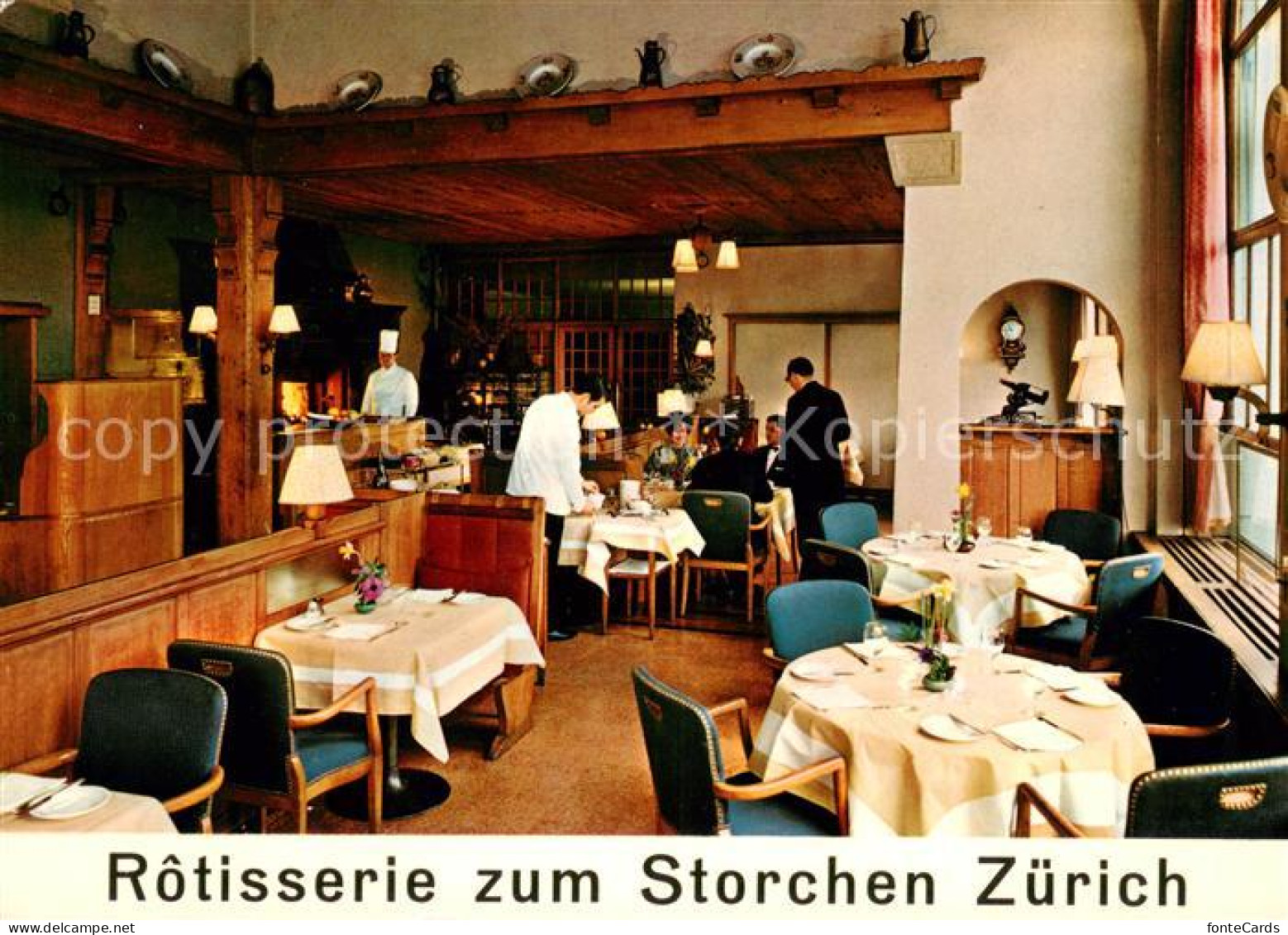 13630004 Zuerich ZH Restaurant A L’Hotel Zum Storchen Zuerich ZH - Autres & Non Classés