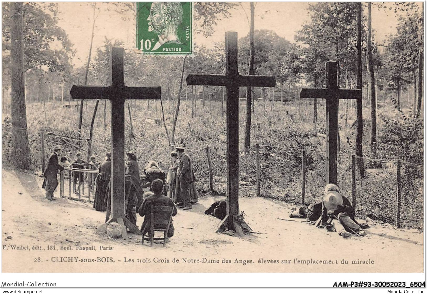 AAMP3-93-0253 - CLICHY-SOUS-BOIS - Les Trois Croix De NOTRE-DAME-DES-ANGES - Elevées Sur L'emplacement Du Miracle - Clichy Sous Bois