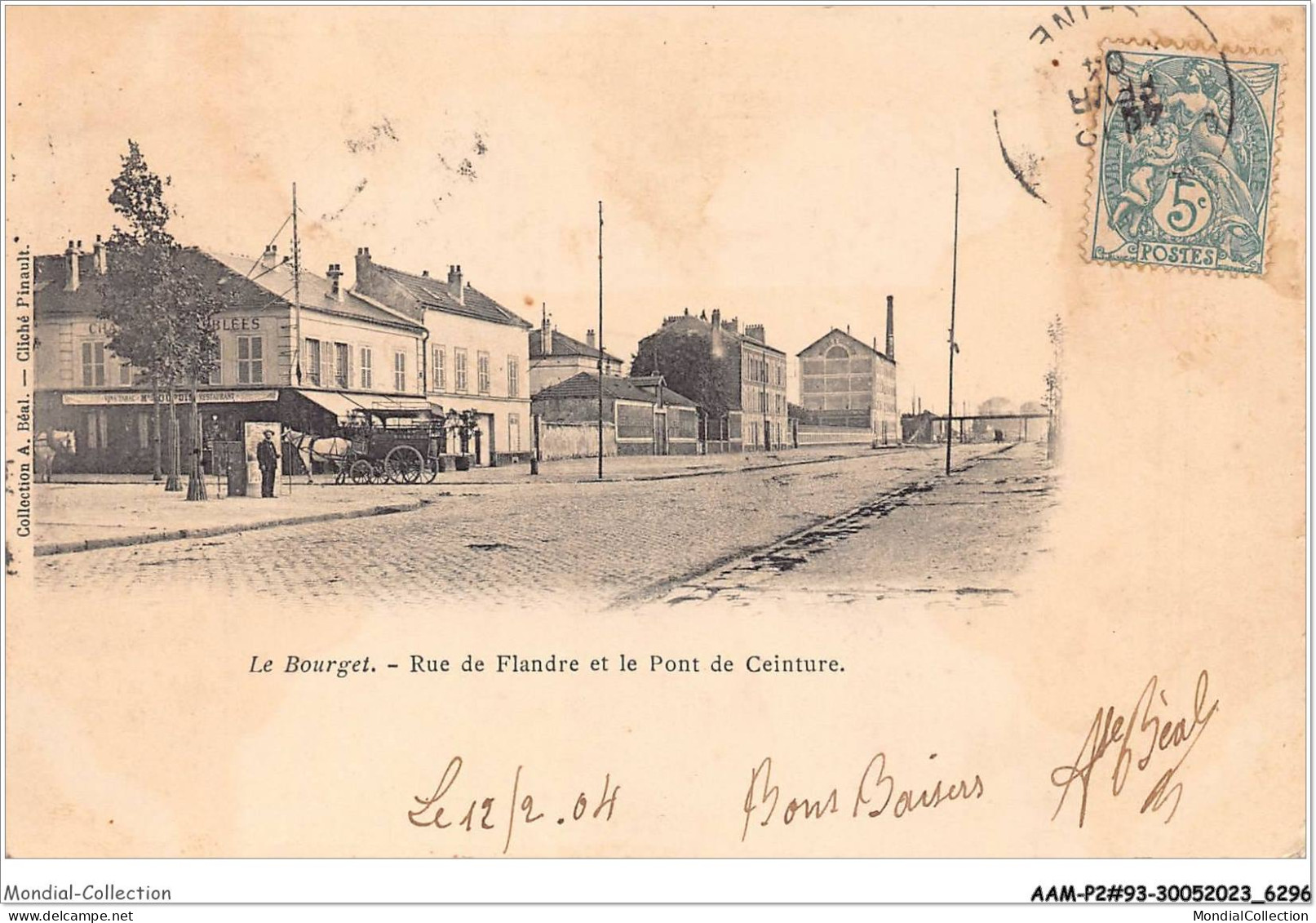 AAMP2-93-0149 - LE BOURGET - Rue De Flandre Et Pont De Ceinture - Le Bourget