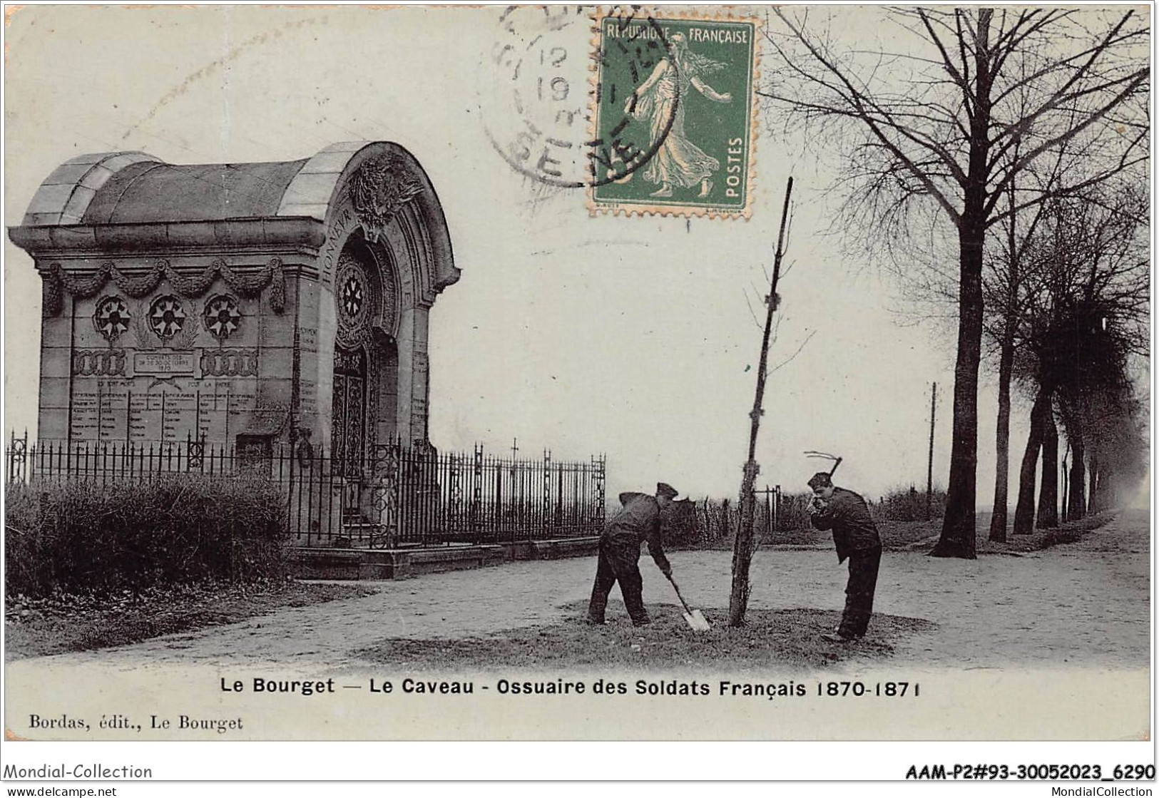 AAMP2-93-0146 - LE BOURGET -le Caveau - Ossuaire Des Soldats Francais - 1870-1871 - Le Bourget