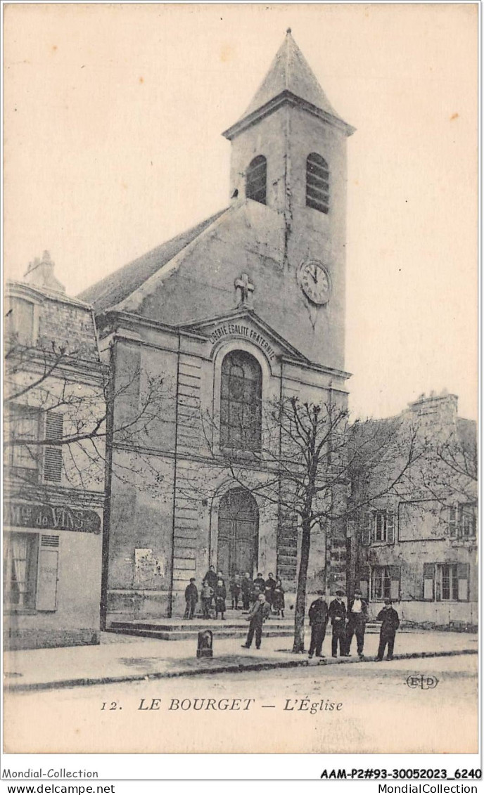 AAMP2-93-0121 - LE BOURGET - L'eglise - Le Bourget