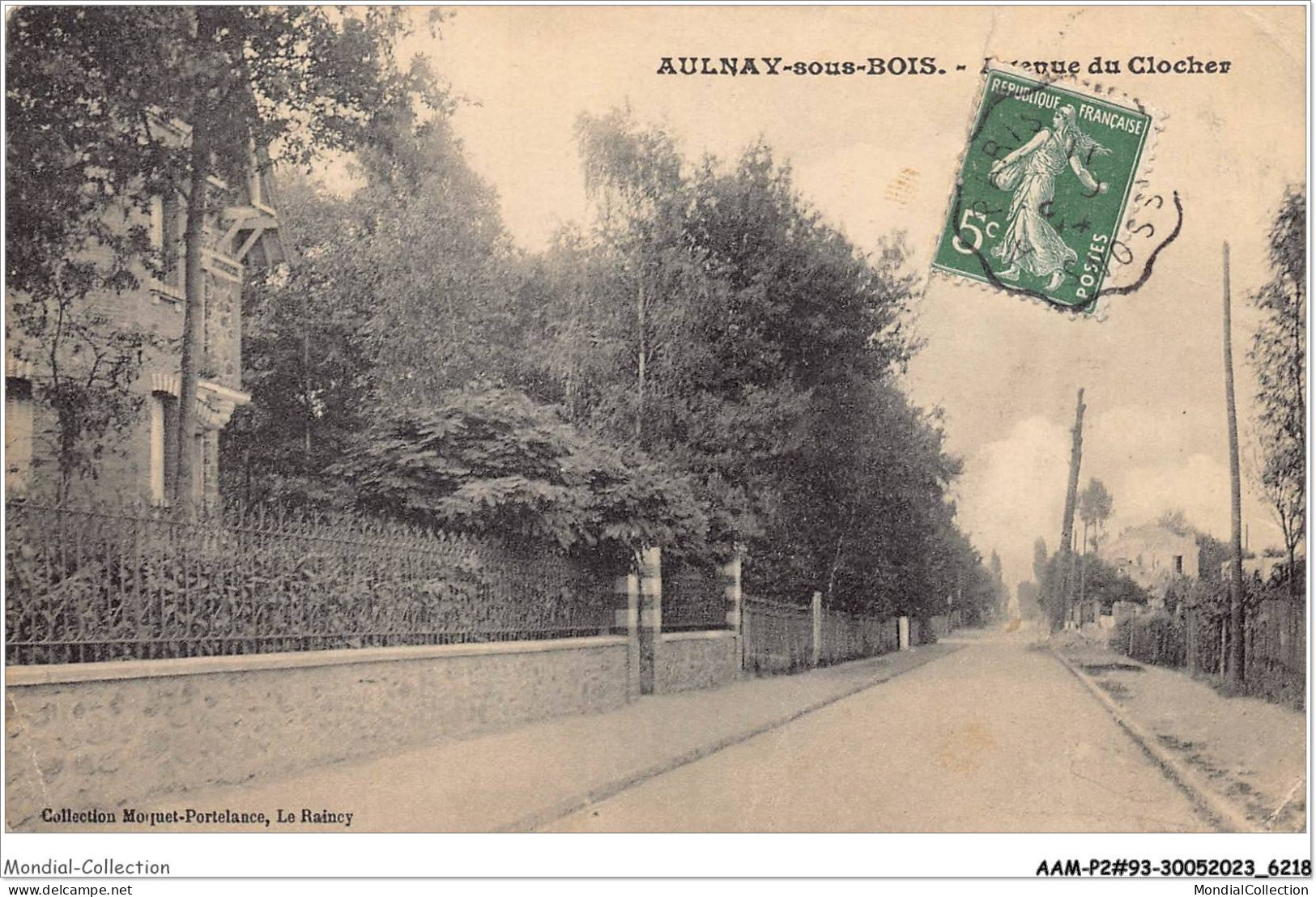 AAMP2-93-0111 - AULNAY-SOUS-BOIS -avenue Du Clocher - Aulnay Sous Bois