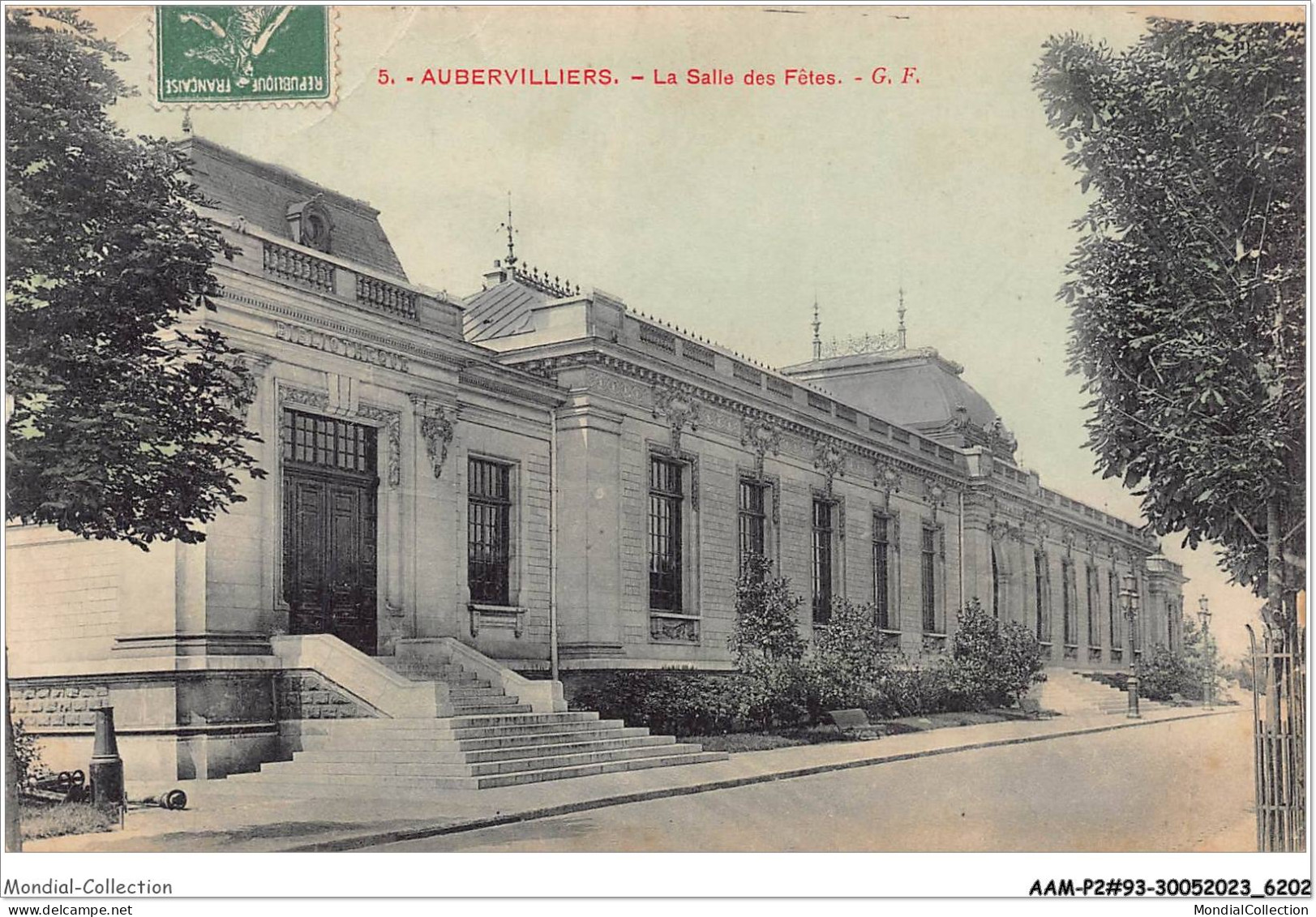 AAMP2-93-0103 - AUBERVILLERS - La Salle Des Fetes - Aubervilliers