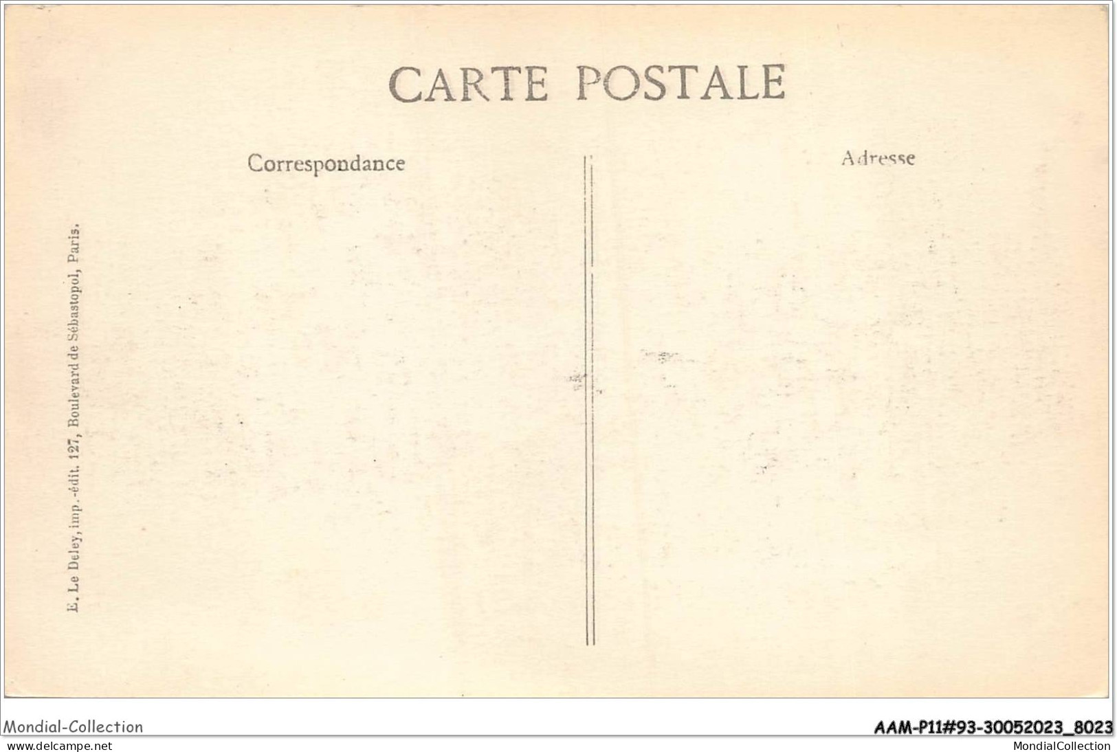 AAMP11-93-1014 - Explosion De SAINT-DENIS - Mars 1916 - Arbres Et Maisons Atteints Dans Les Environs - Saint Denis