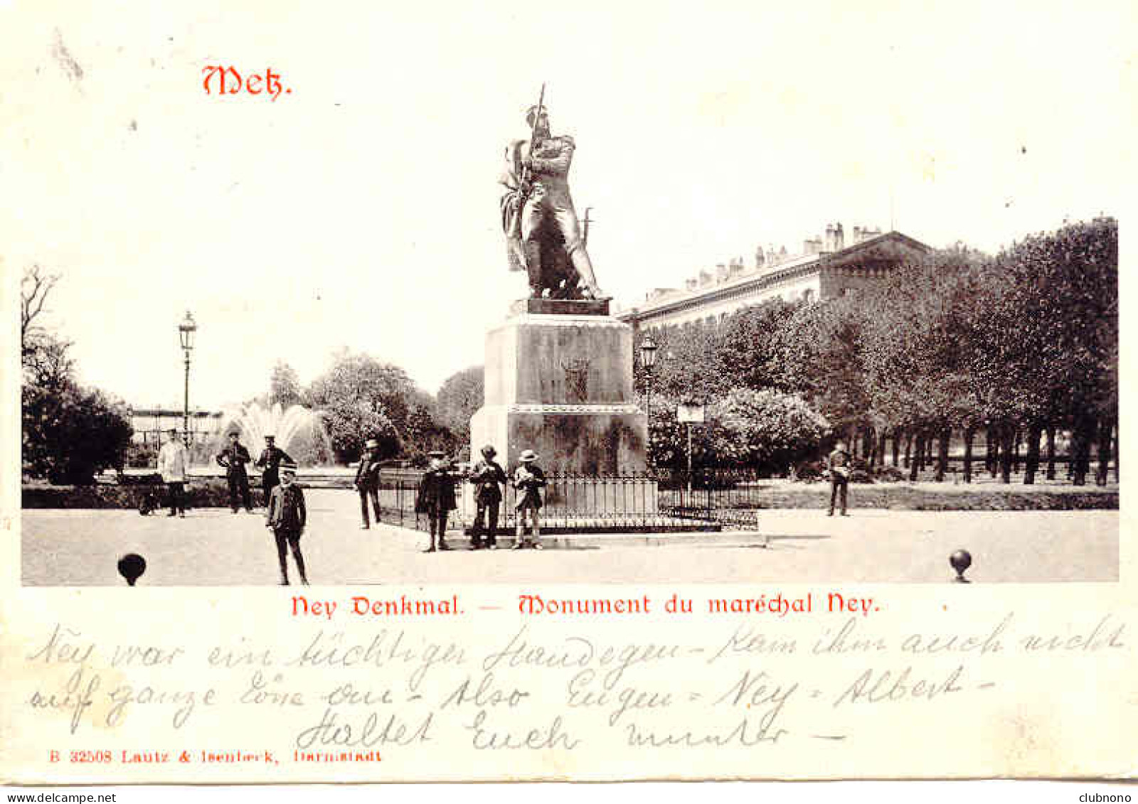 CPA - METZ - MONUMENT DU MARECHAL NEY - Metz