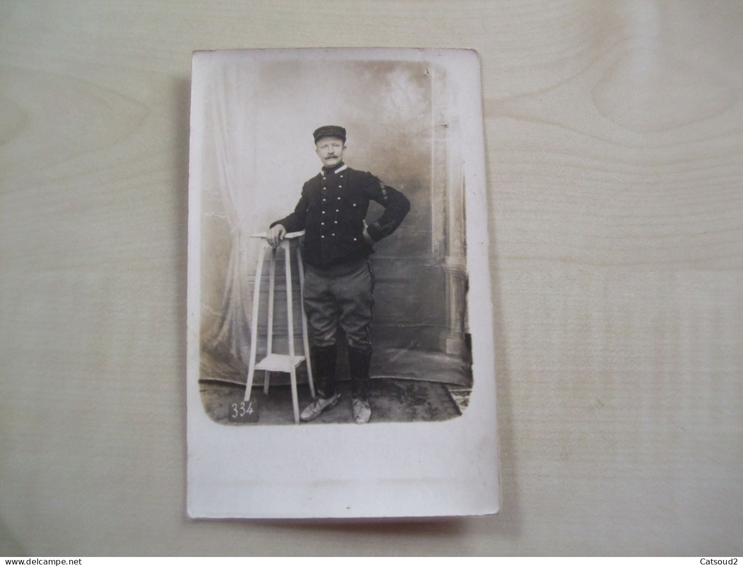 Carte Photo Ancienne MILITAIRE A IDENTIFIER - Guerra, Militares