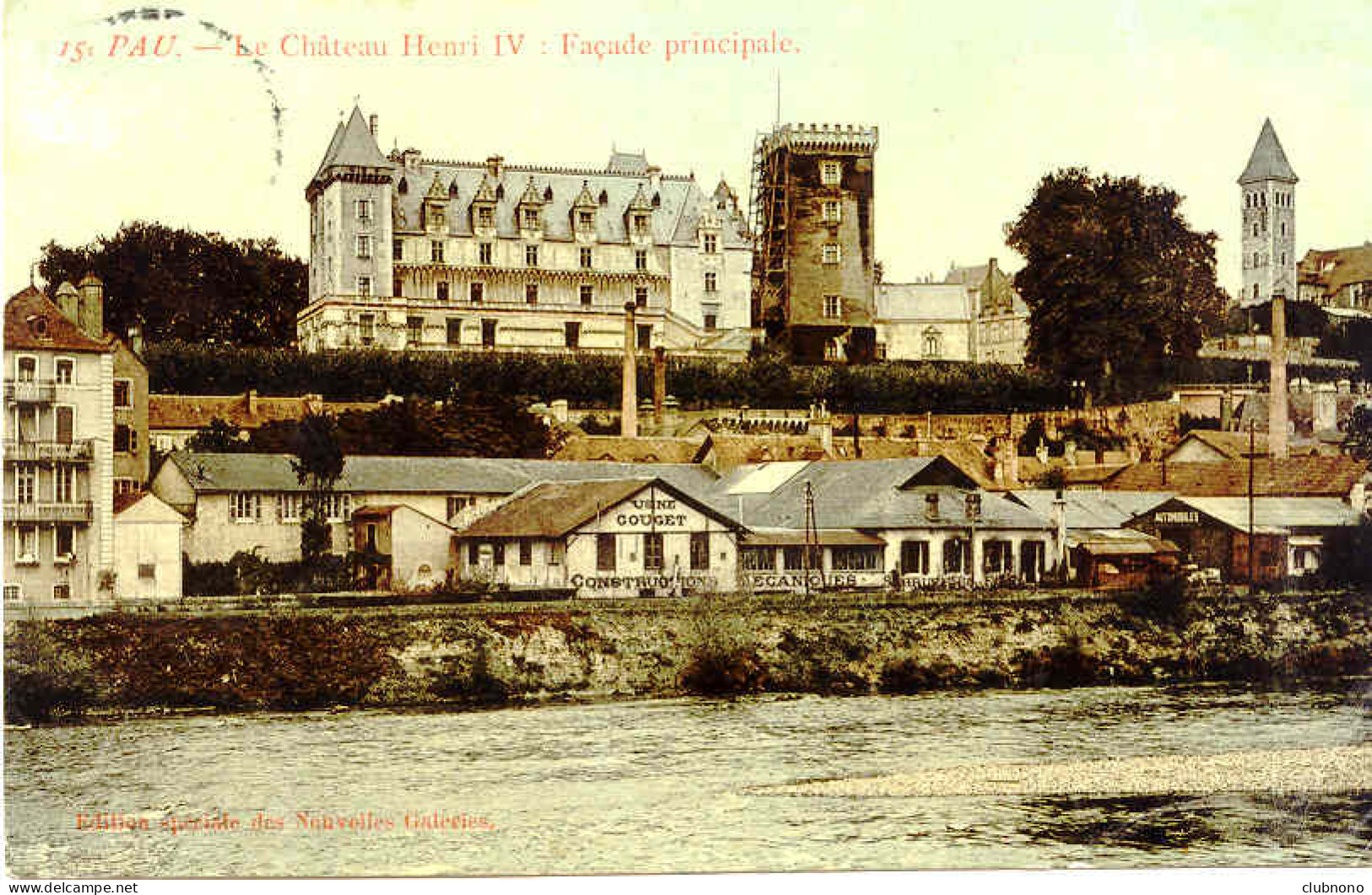 CPA - PAU - CHATEAU HENRI IV - FACADE PRINCIPALE (1912) - Pau