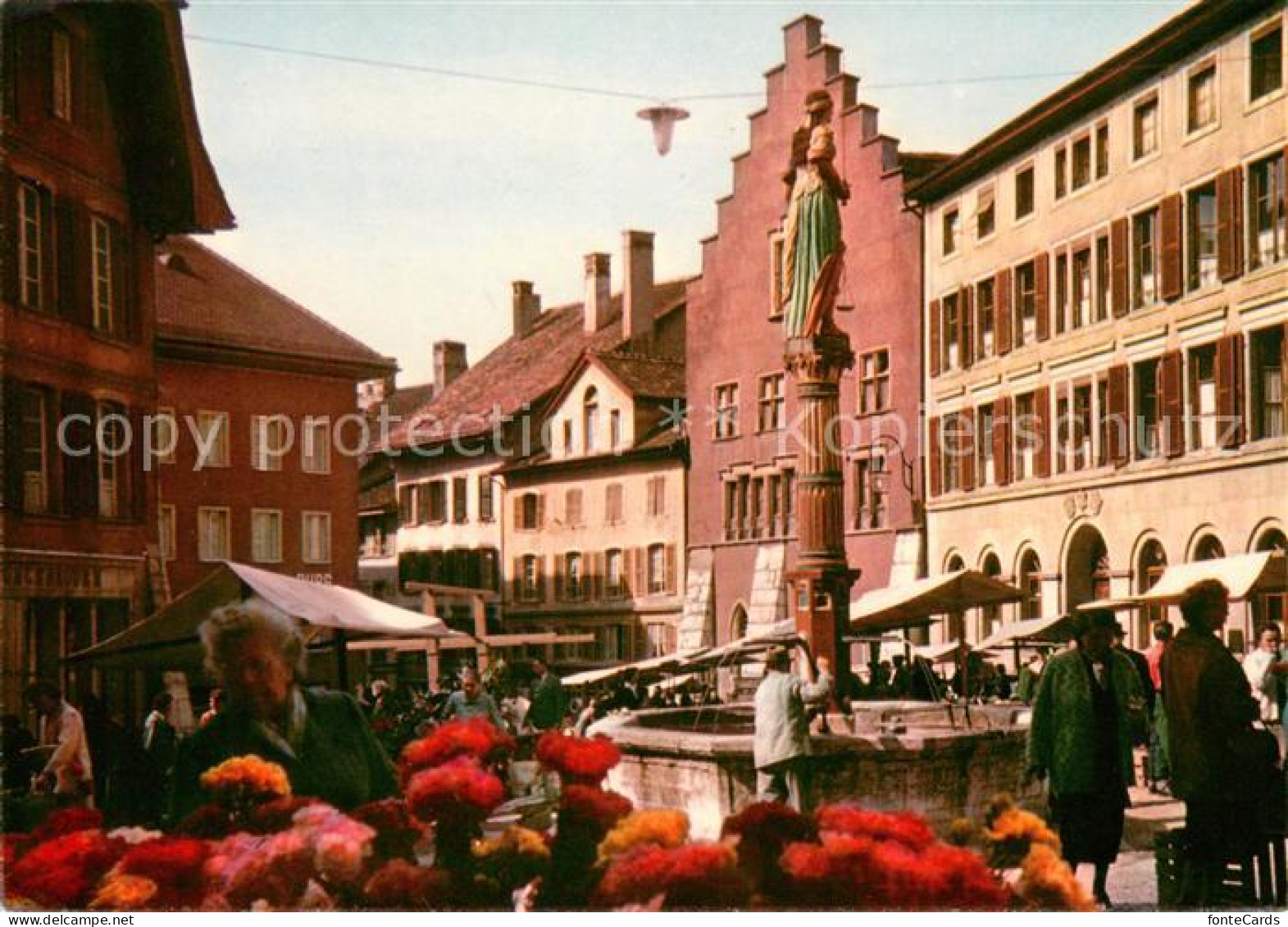 13629201 Bienne Biel Place Du Bourg Marché  - Autres & Non Classés