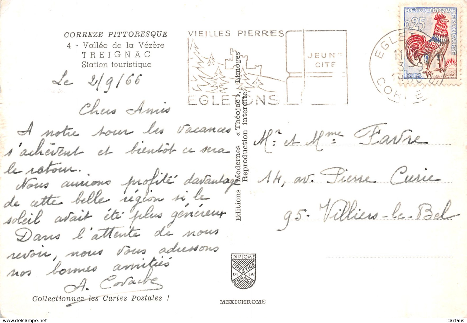 19-TREIGNAC-N° 4407-D/0347 - Treignac