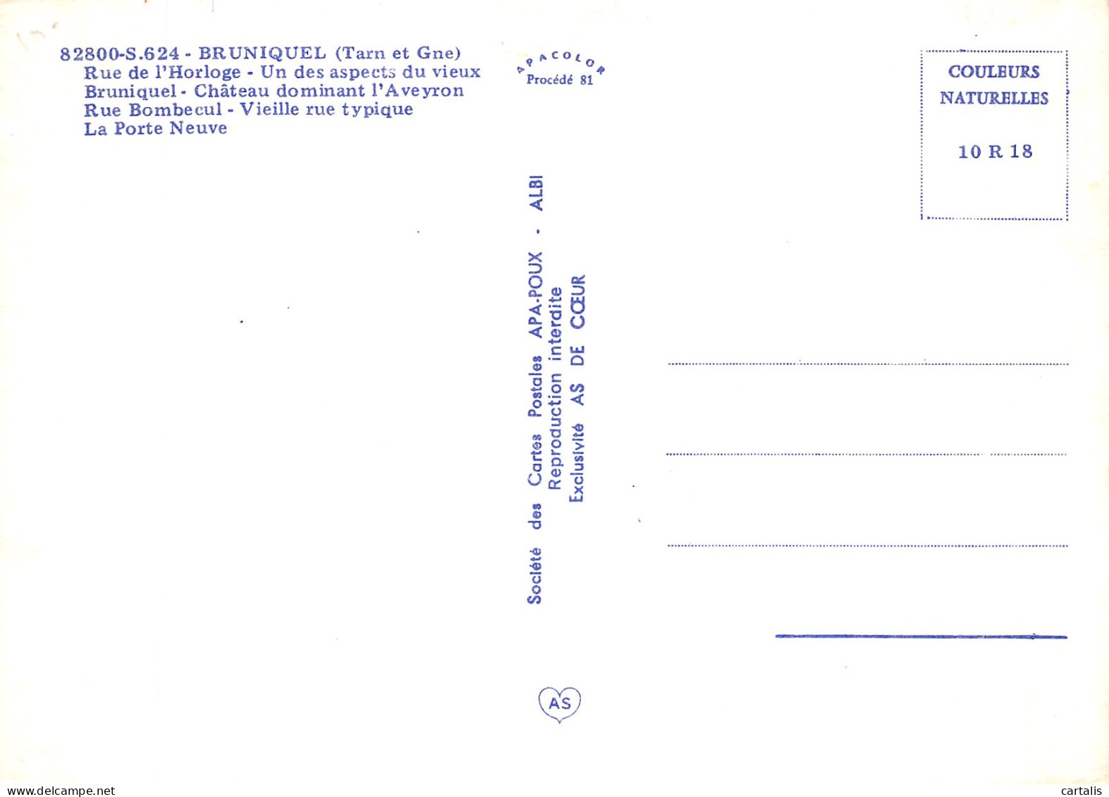 82-BRUNIQUEL-N° 4407-D/0211 - Sonstige & Ohne Zuordnung