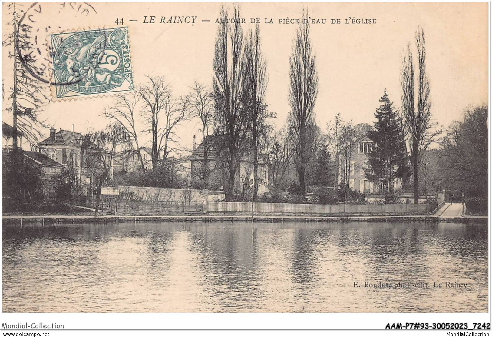 AAMP7-93-0626 - LE RAINCY - Autour De La Piece D'eau De L'eglise - Le Raincy