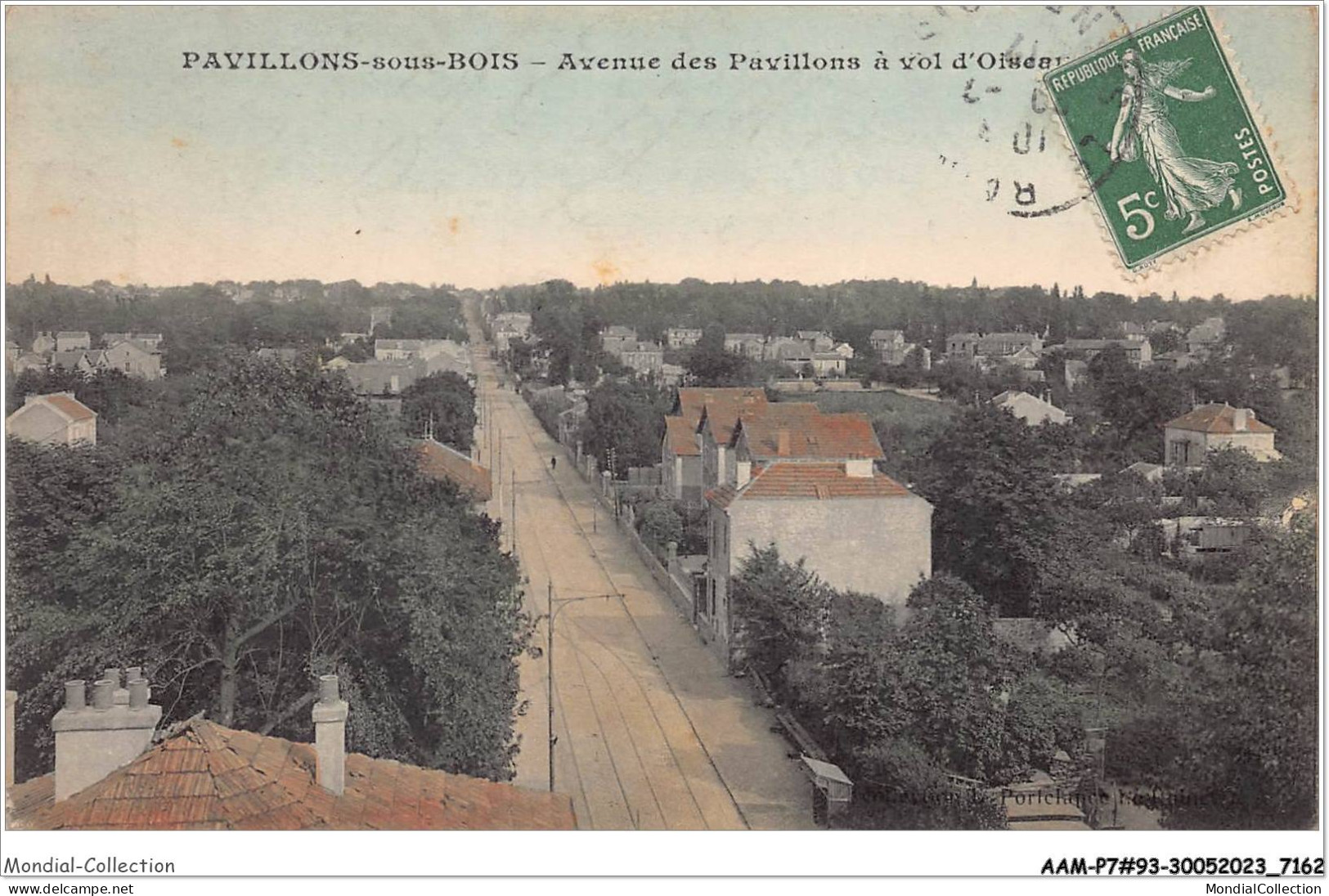 AAMP7-93-0587 - PAVILLONS-SOUS-BOIS - Avenue Des Pavillons A Vol D'oiseau - Autres & Non Classés