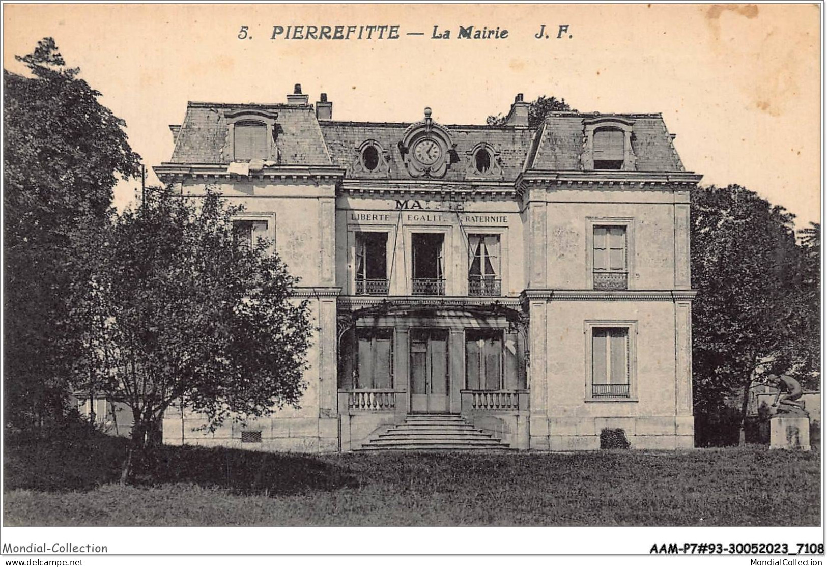 AAMP7-93-0560 - PIERREFITTE - La Mairie  - Pierrefitte Sur Seine