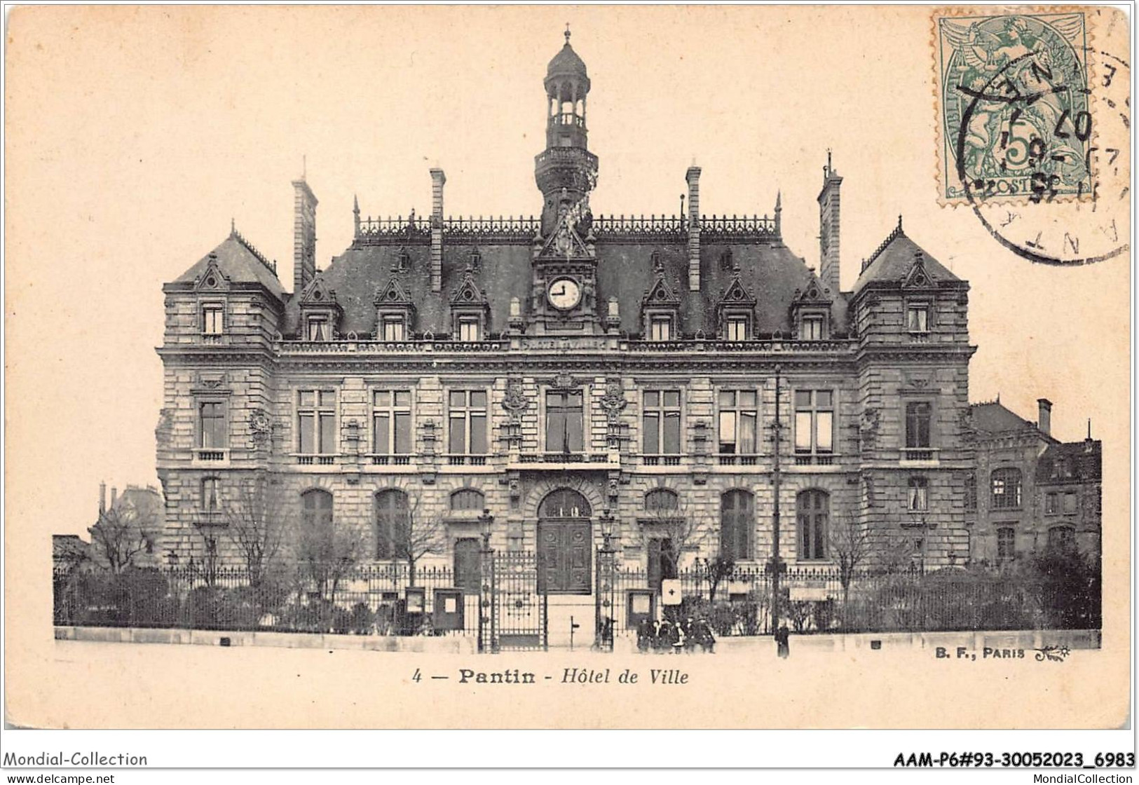 AAMP6-93-0494 - PANTIN - Hotel De Ville - Pantin