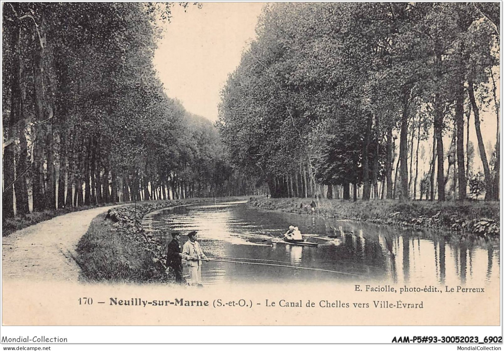 AAMP5-93-0452 - NEUILLY-SUR-MARNE - Le Canal De Chelles Vers Ville-evrard - Neuilly Sur Marne