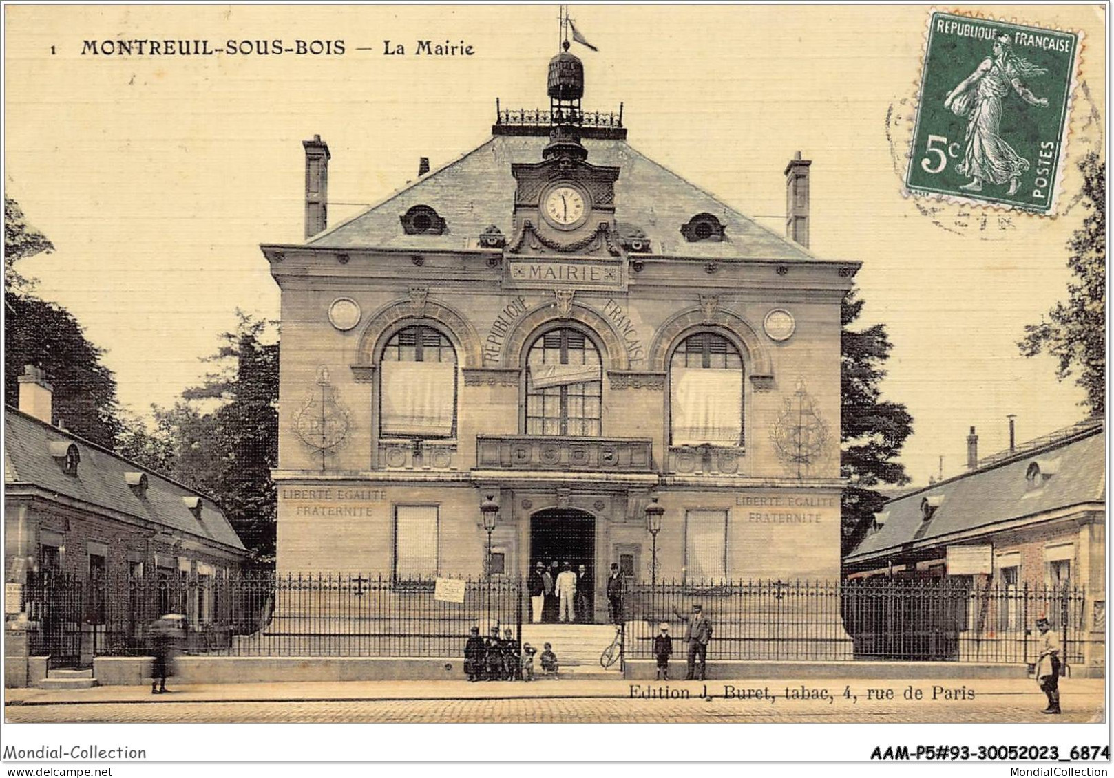 AAMP5-93-0438 - MONTREUIL-SOUS-BOIS - La Mairie - Montreuil