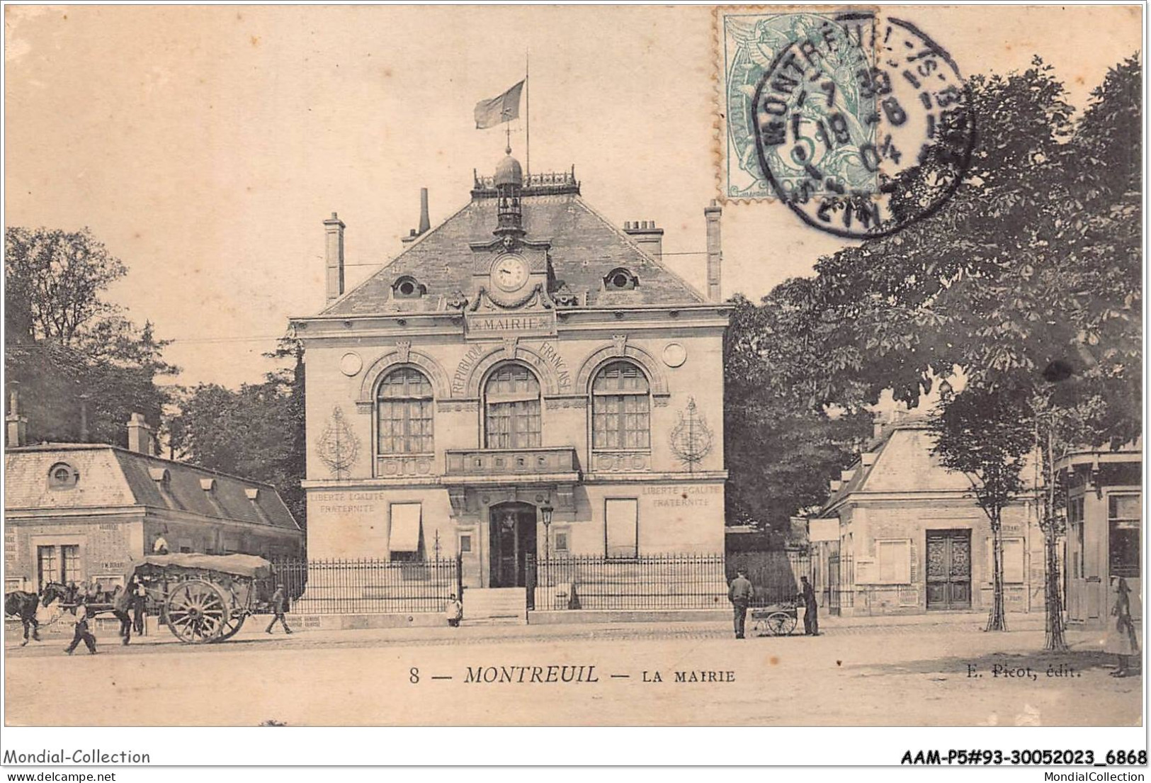 AAMP5-93-0435 - MONTREUIL-SOUS-BOIS - La Mairie - Montreuil